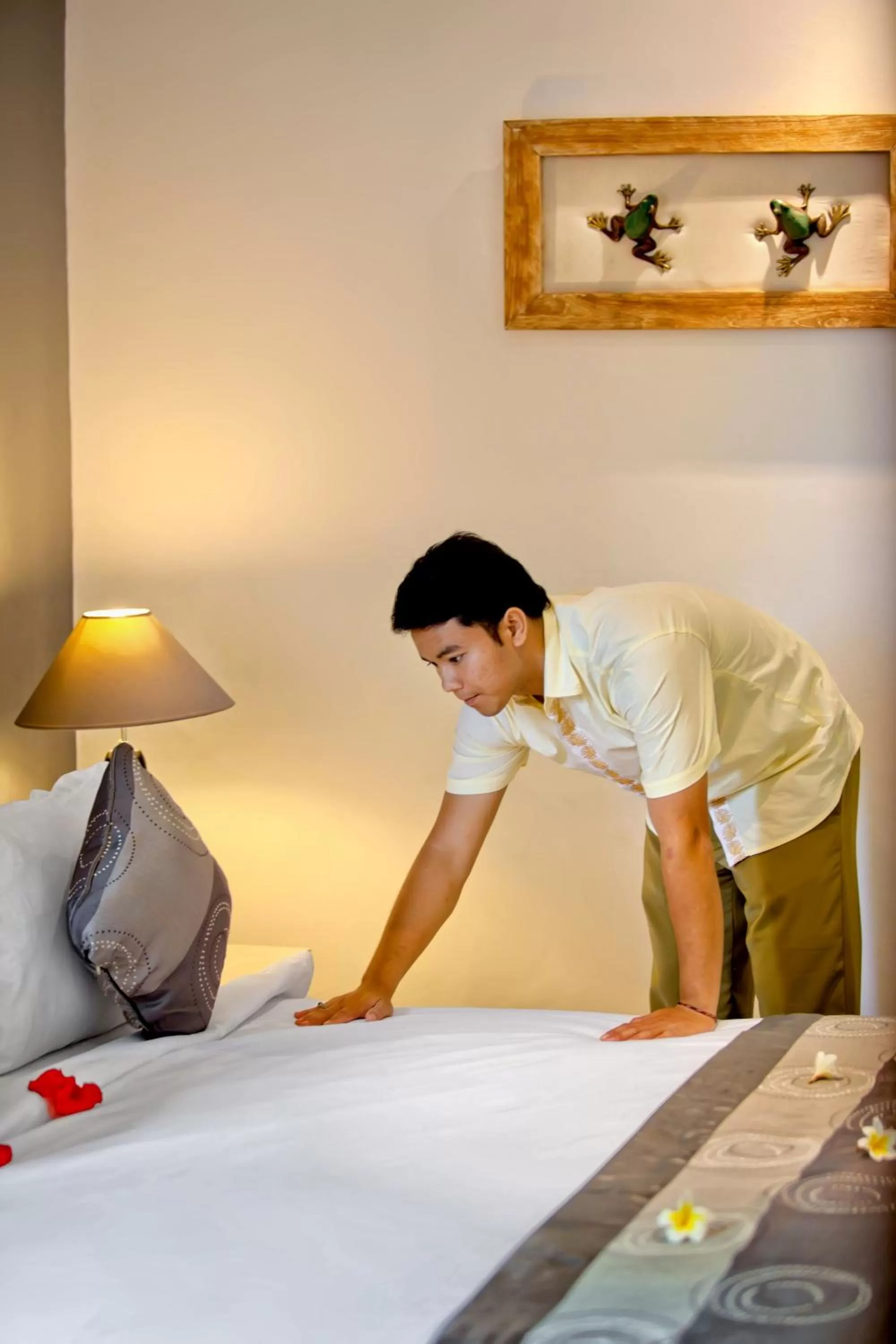 Staff, Bed in Labak River Hotel by EPS