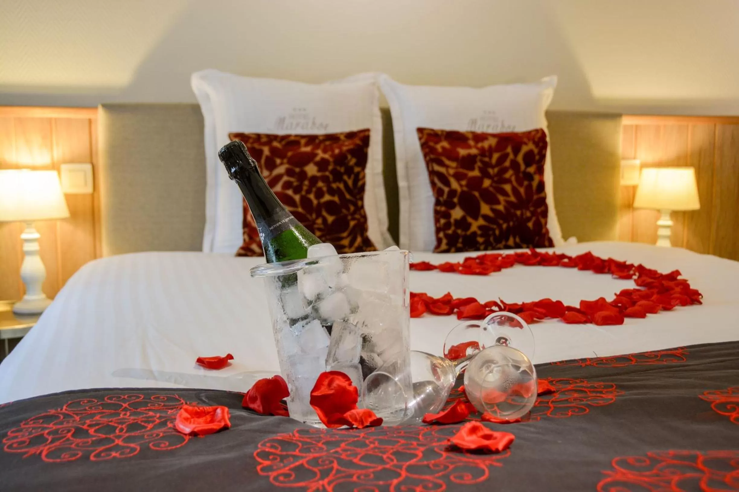 Bedroom, Bed in Hotel Maraboe