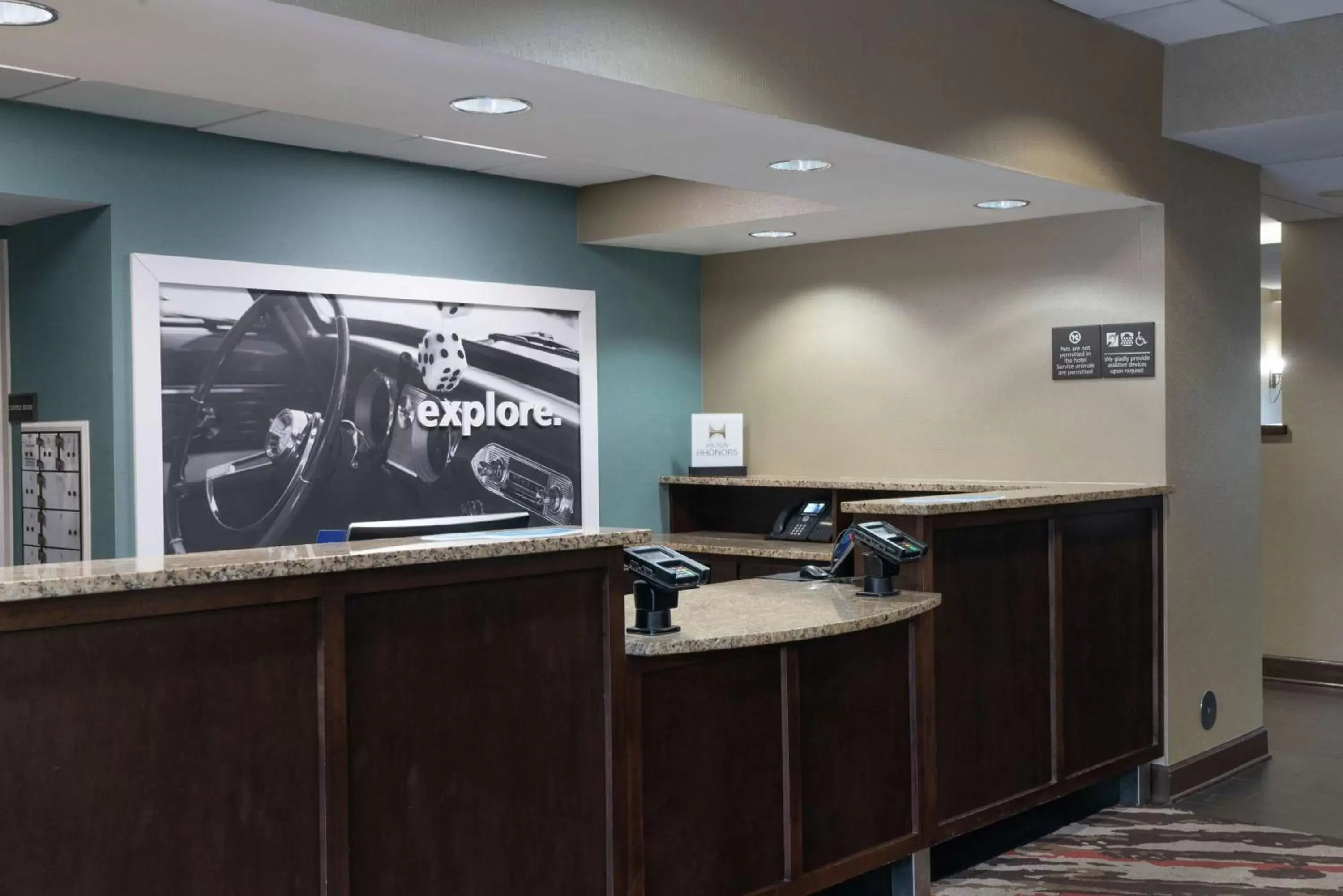 Lobby or reception, Lobby/Reception in Hampton Inn Huntsville-Madison