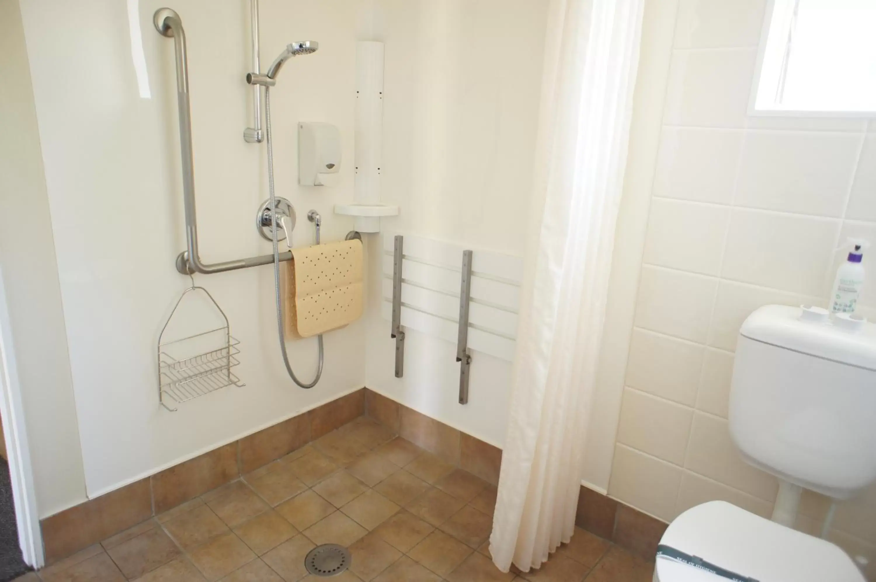 Shower, Bathroom in Bks Egmont Motor Lodge