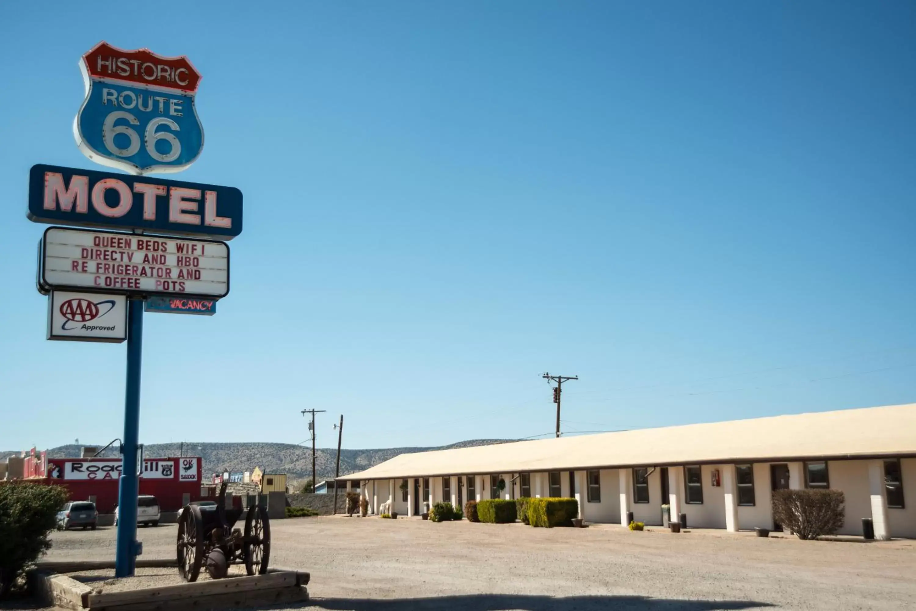 Property building in Historic Route 66 Motel