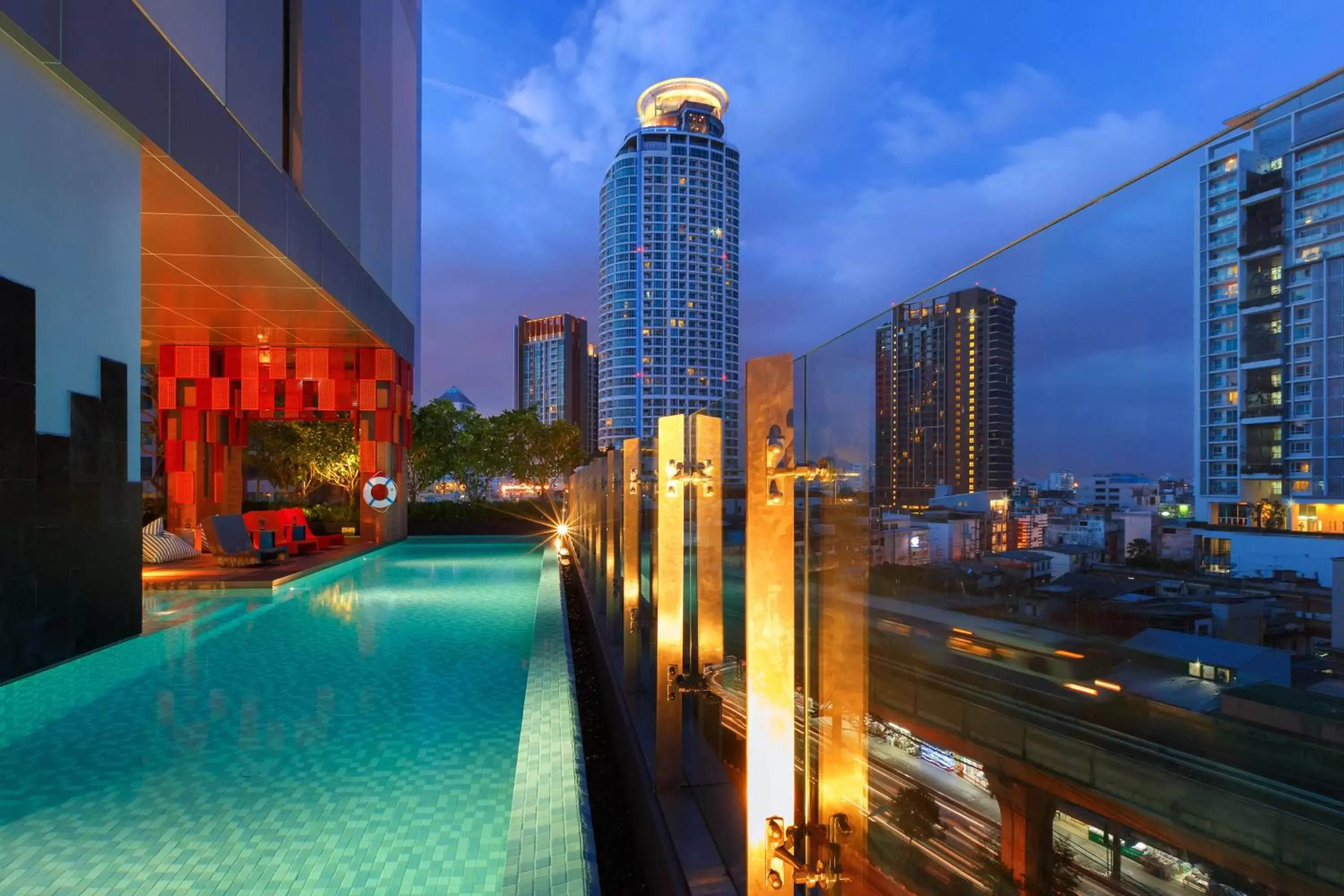 Swimming pool in ibis Styles Bangkok Sukhumvit Phra Khanong