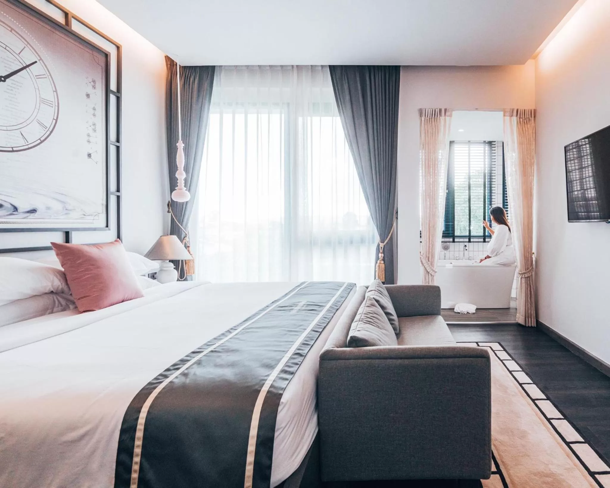 Bed in SOOKNIRUND HOTEL