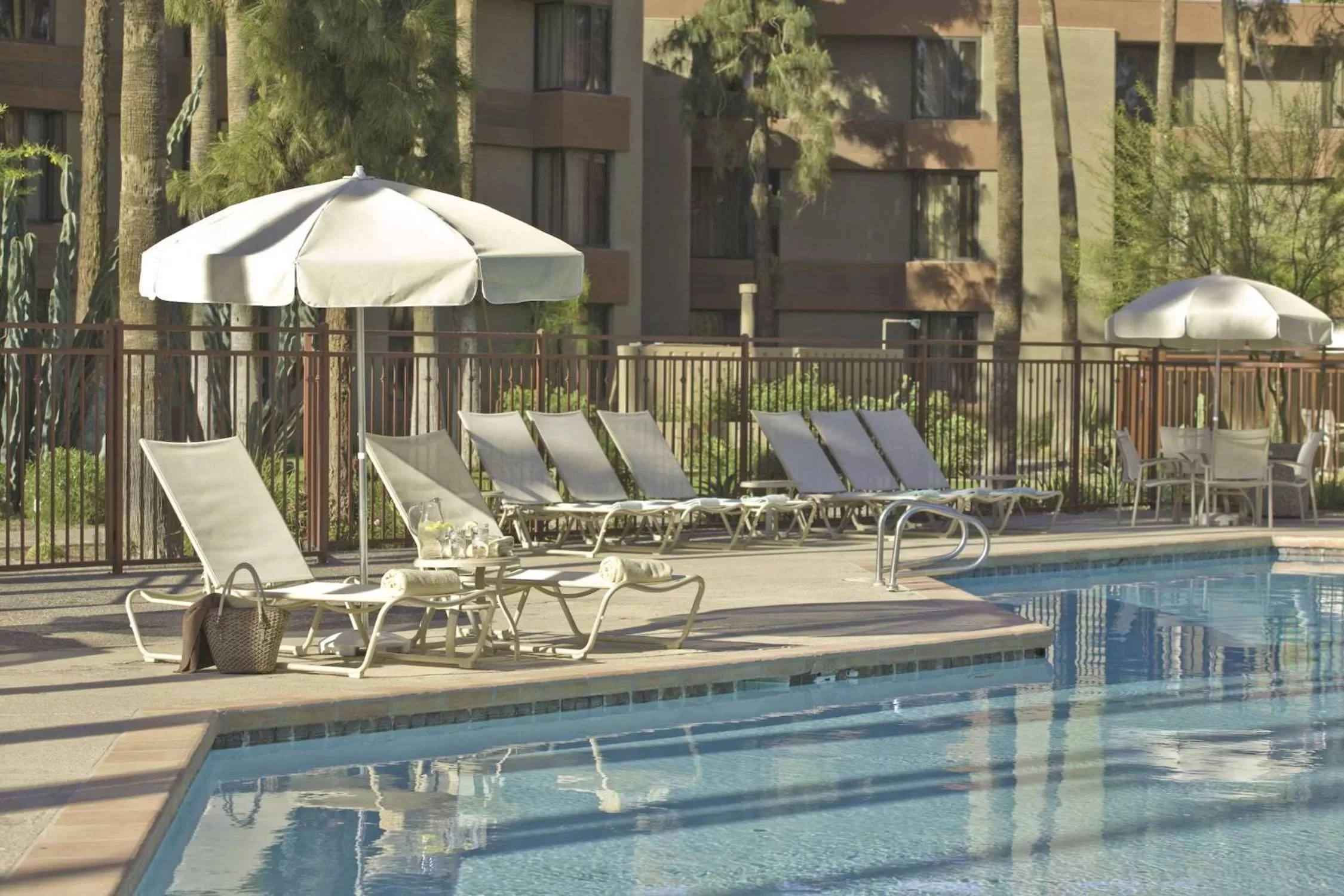Pool view in DoubleTree by Hilton Phoenix- Tempe