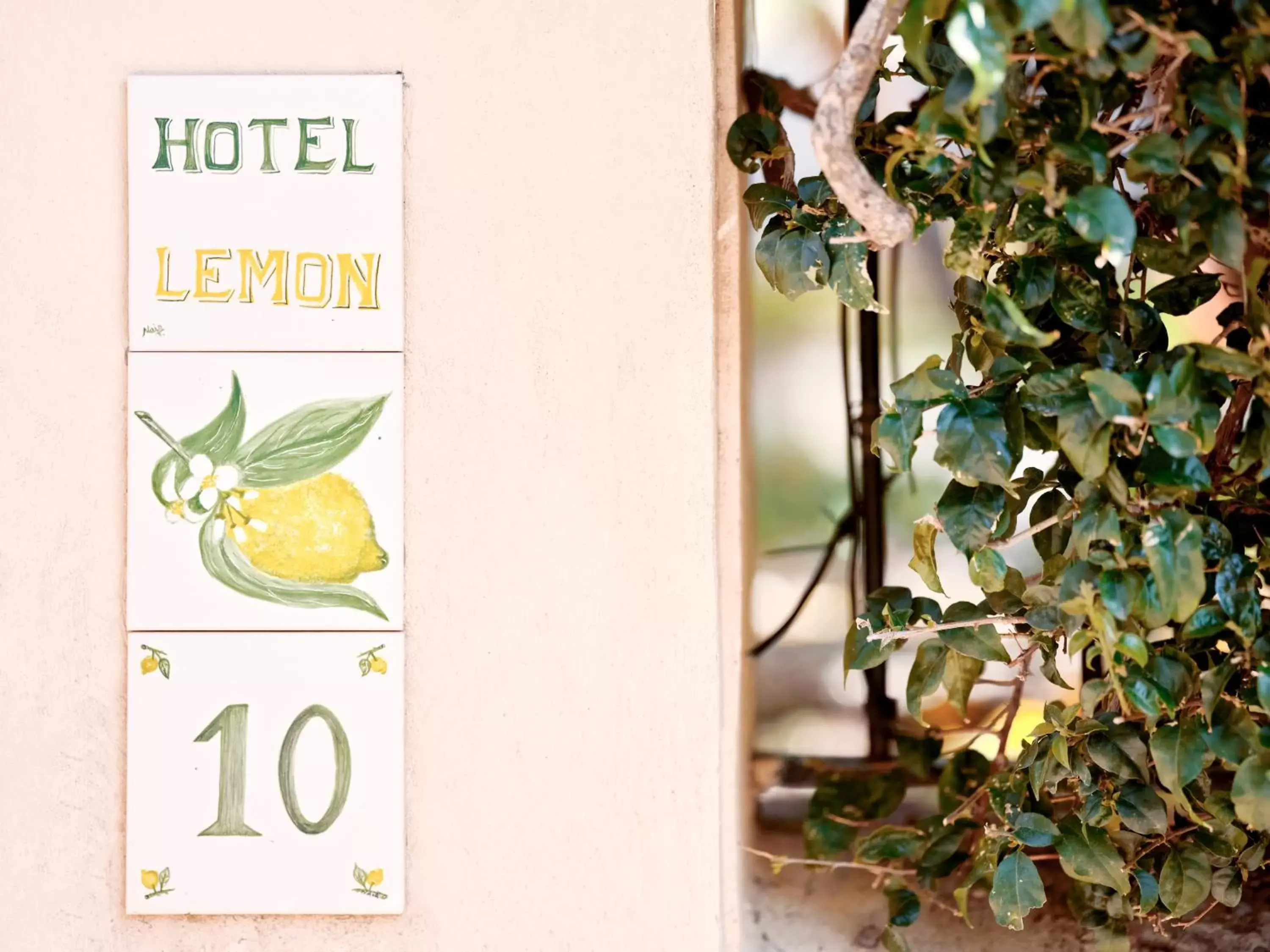Facade/entrance in Hotel Lemon