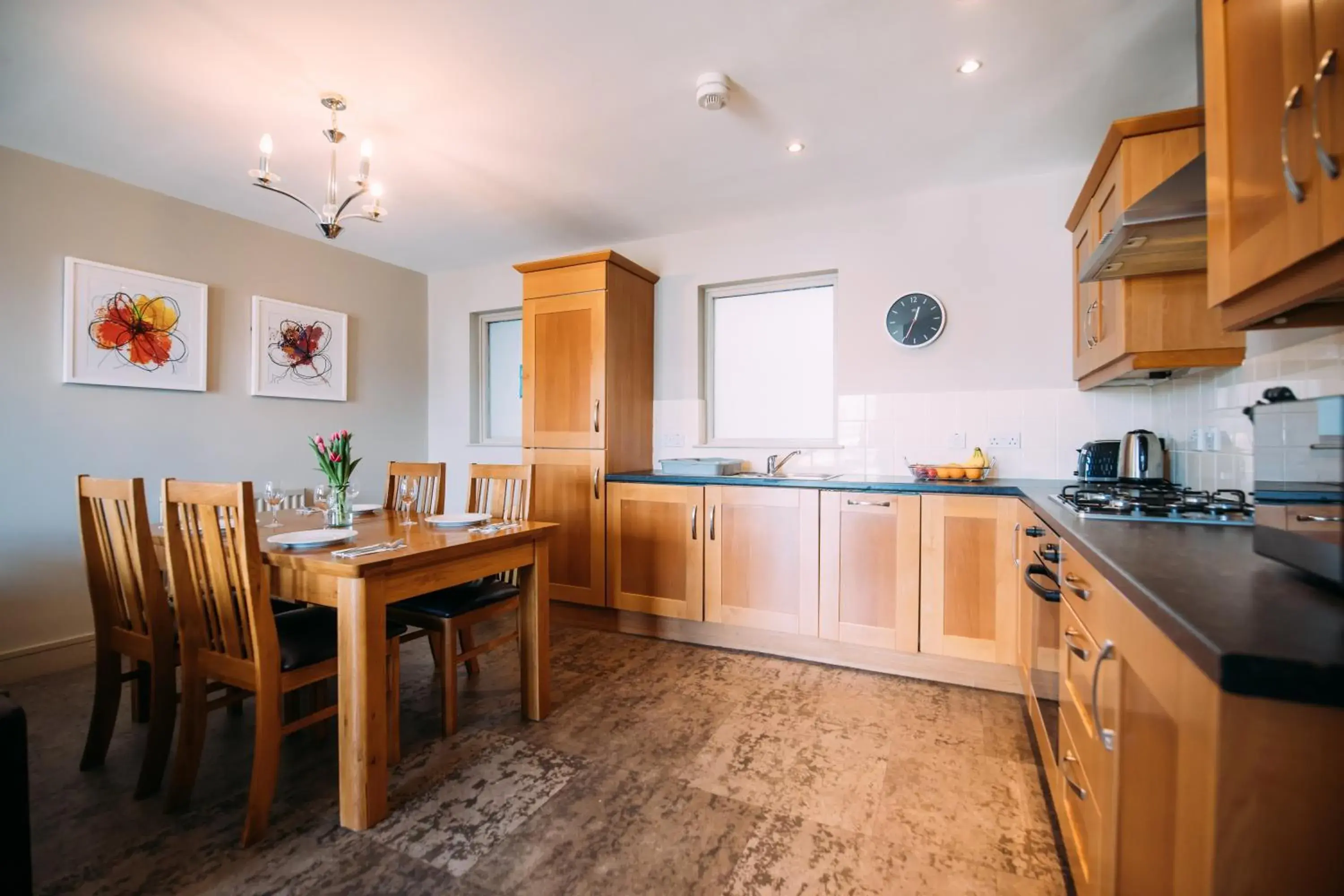 Dining area, Kitchen/Kitchenette in Cordia Serviced Apartments
