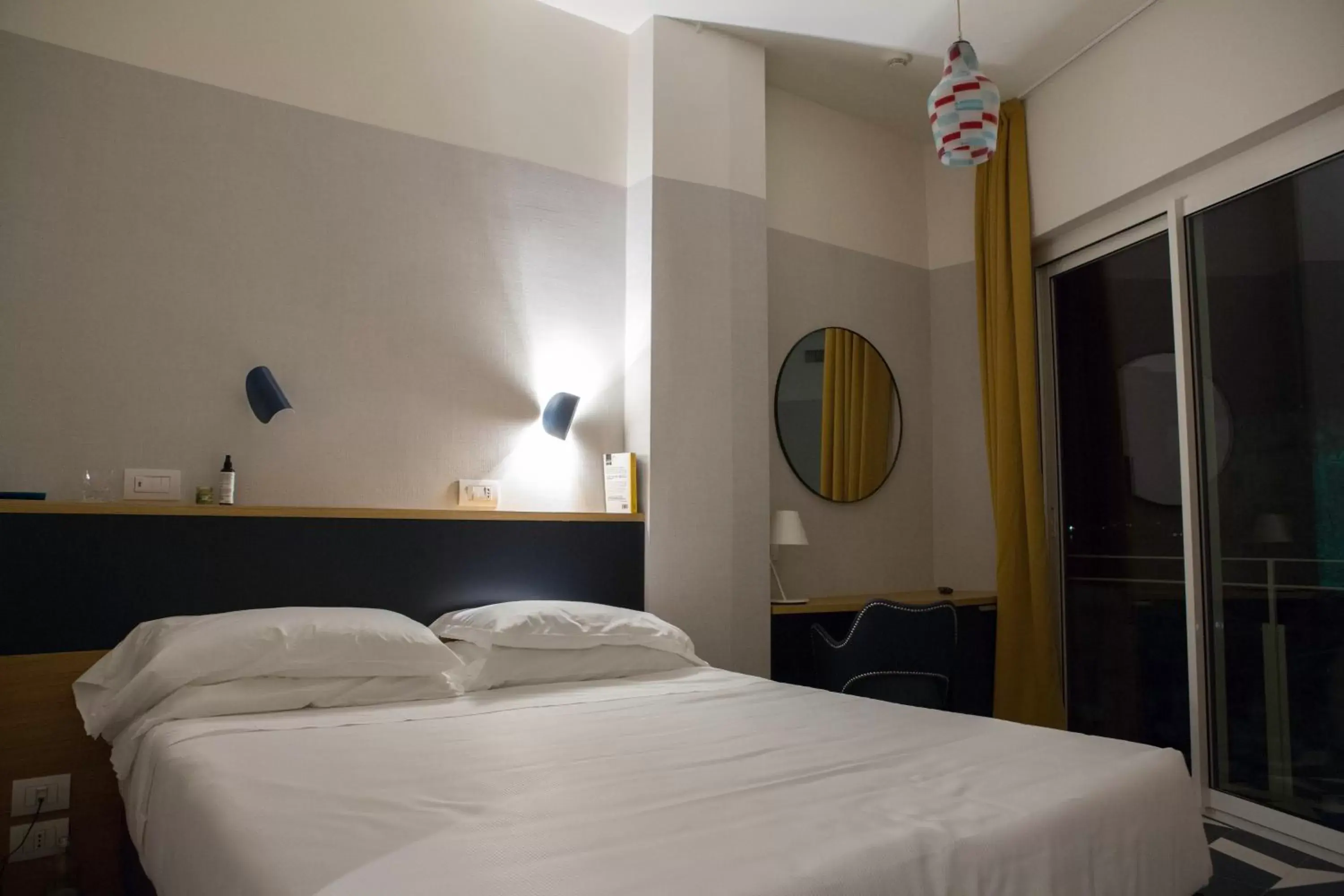 Bedroom, Bed in Hotel Italia e Lido Rapallo