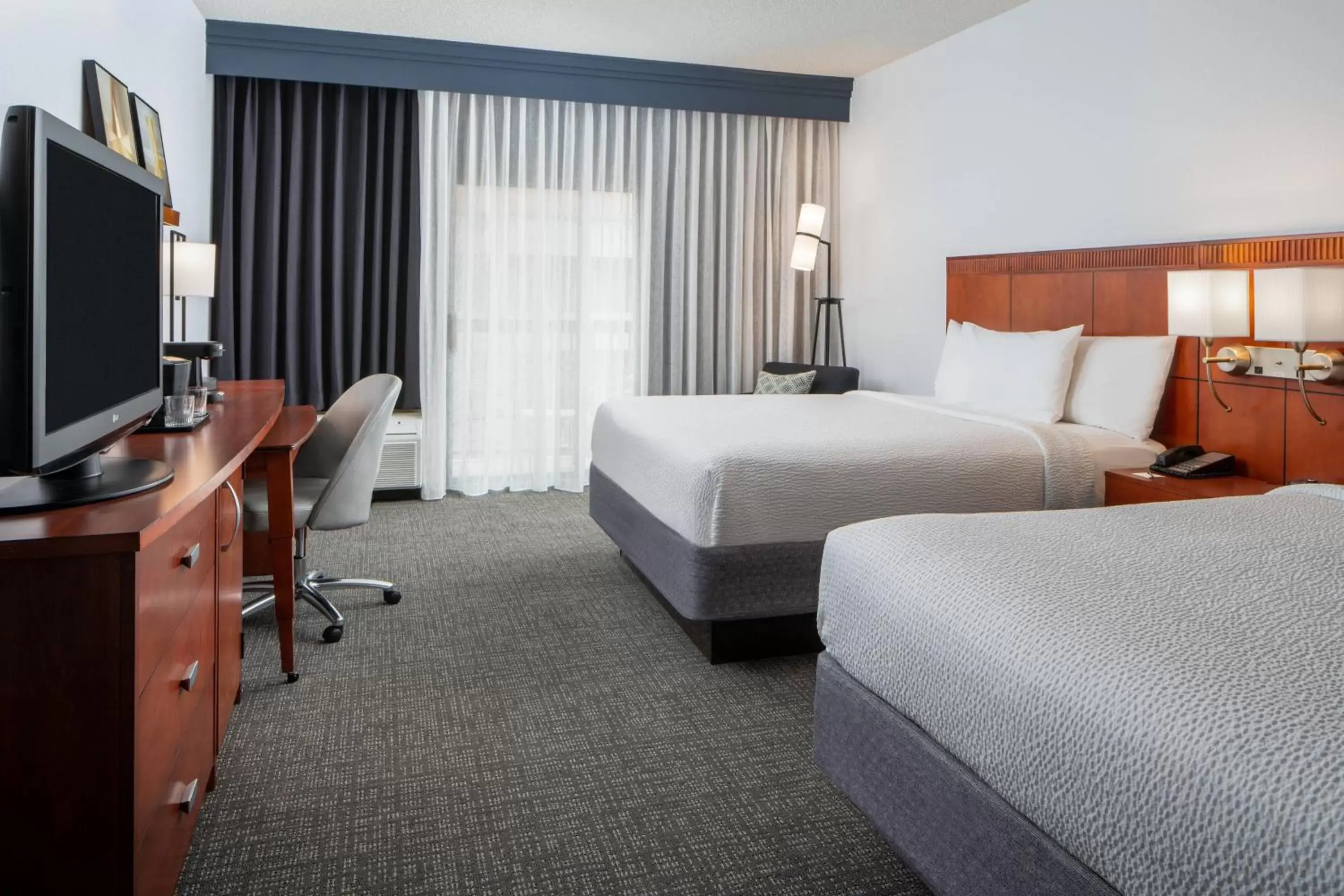 Queen Room with Two Queen Beds in Courtyard by Marriott Dulles Airport Herndon/Reston Queen Room with Two Queen Beds in Courtyard by Marriott Dulles Airport Herndon/Reston