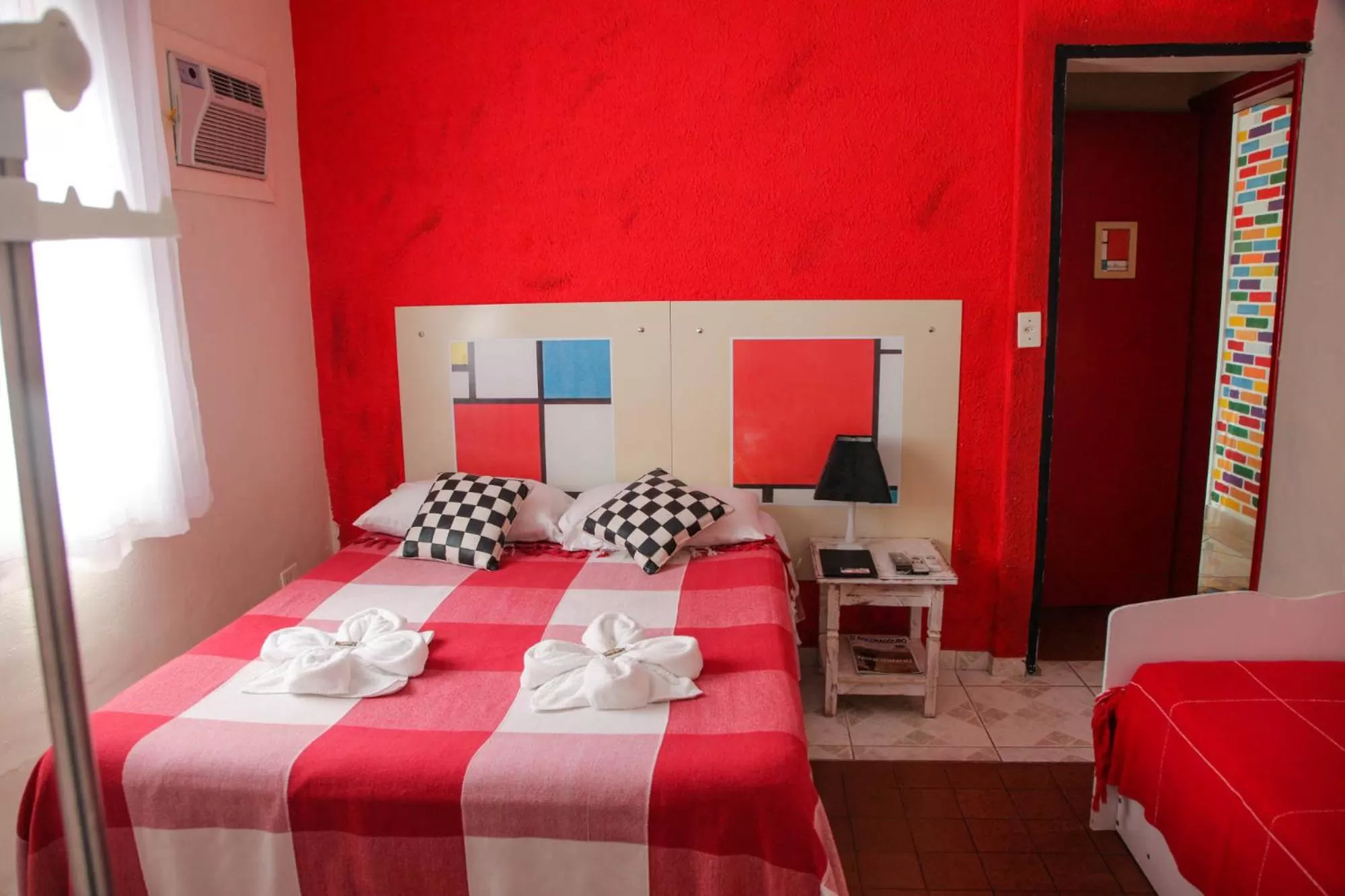 Bed in Pousada Recanto Domus