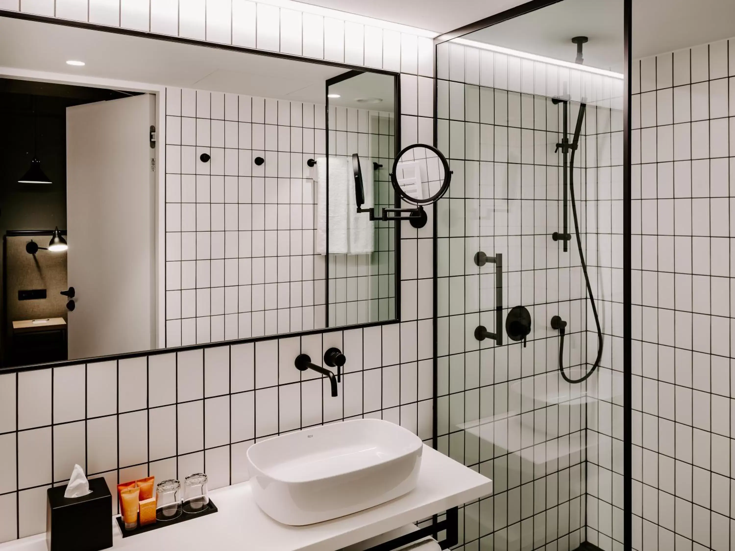 Shower, Bathroom in Vienna House by Wyndham Mokotow Warsaw