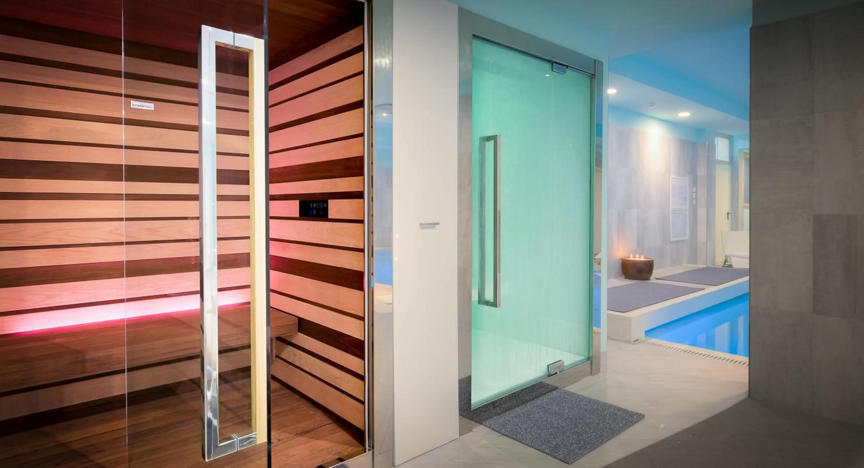 Sauna in Forte16 View & SPA