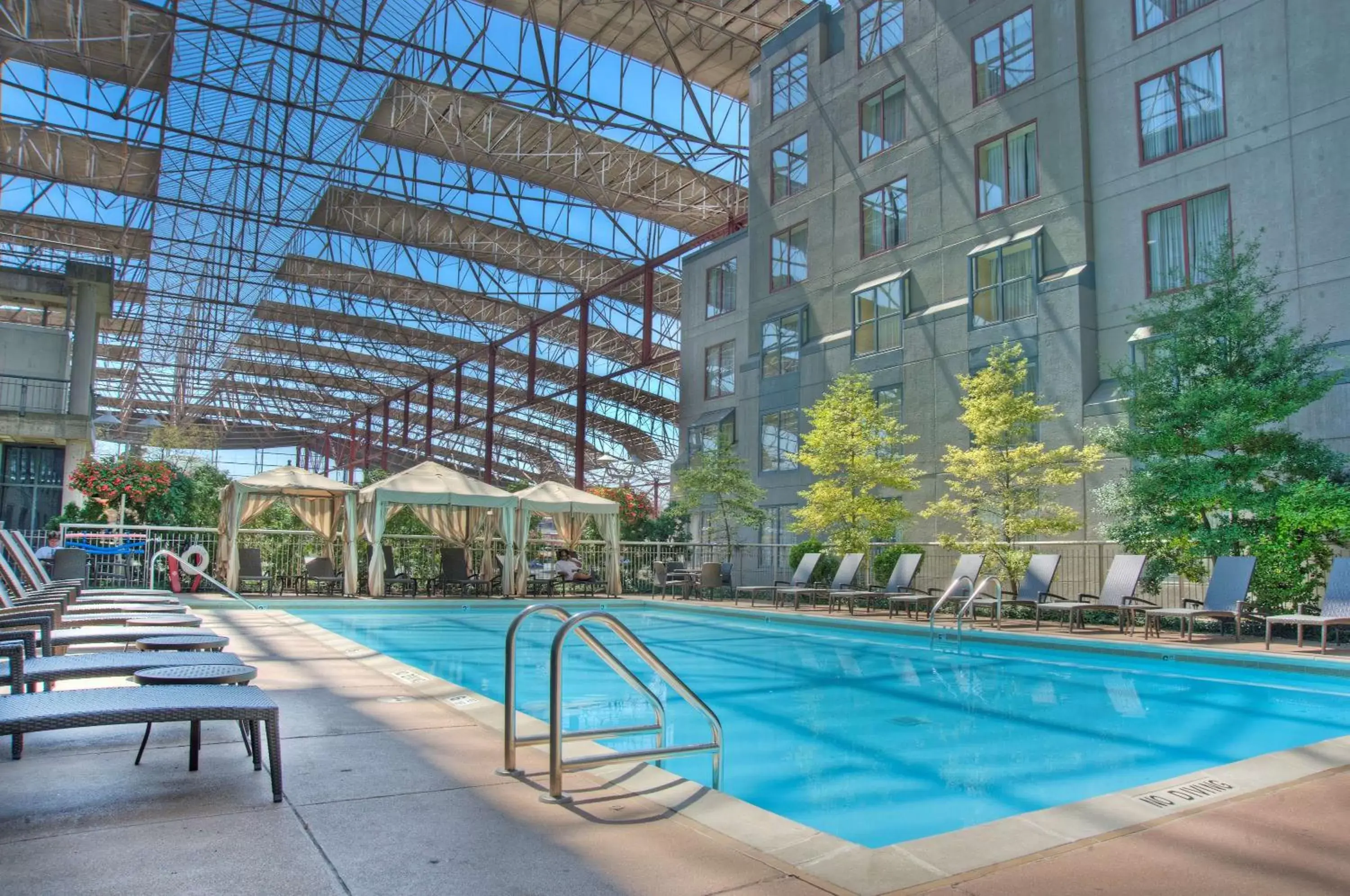 Pool view, Swimming Pool in St. Louis Union Station Hotel, Curio Collection by Hilton