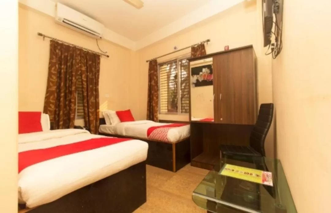 Bed in Skyline Lodge