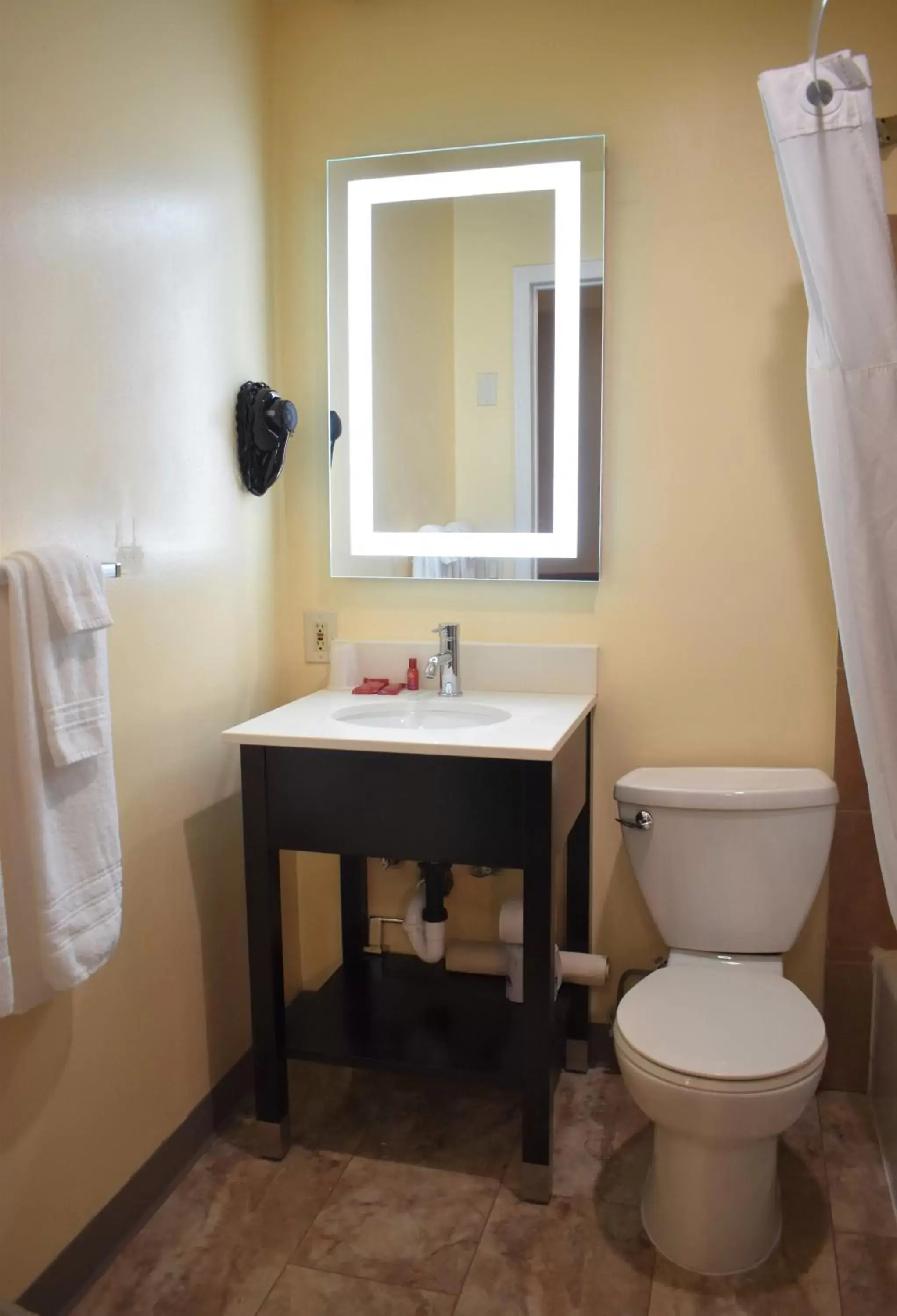 Bathroom in SureStay Hotel by Best Western Portland City Center