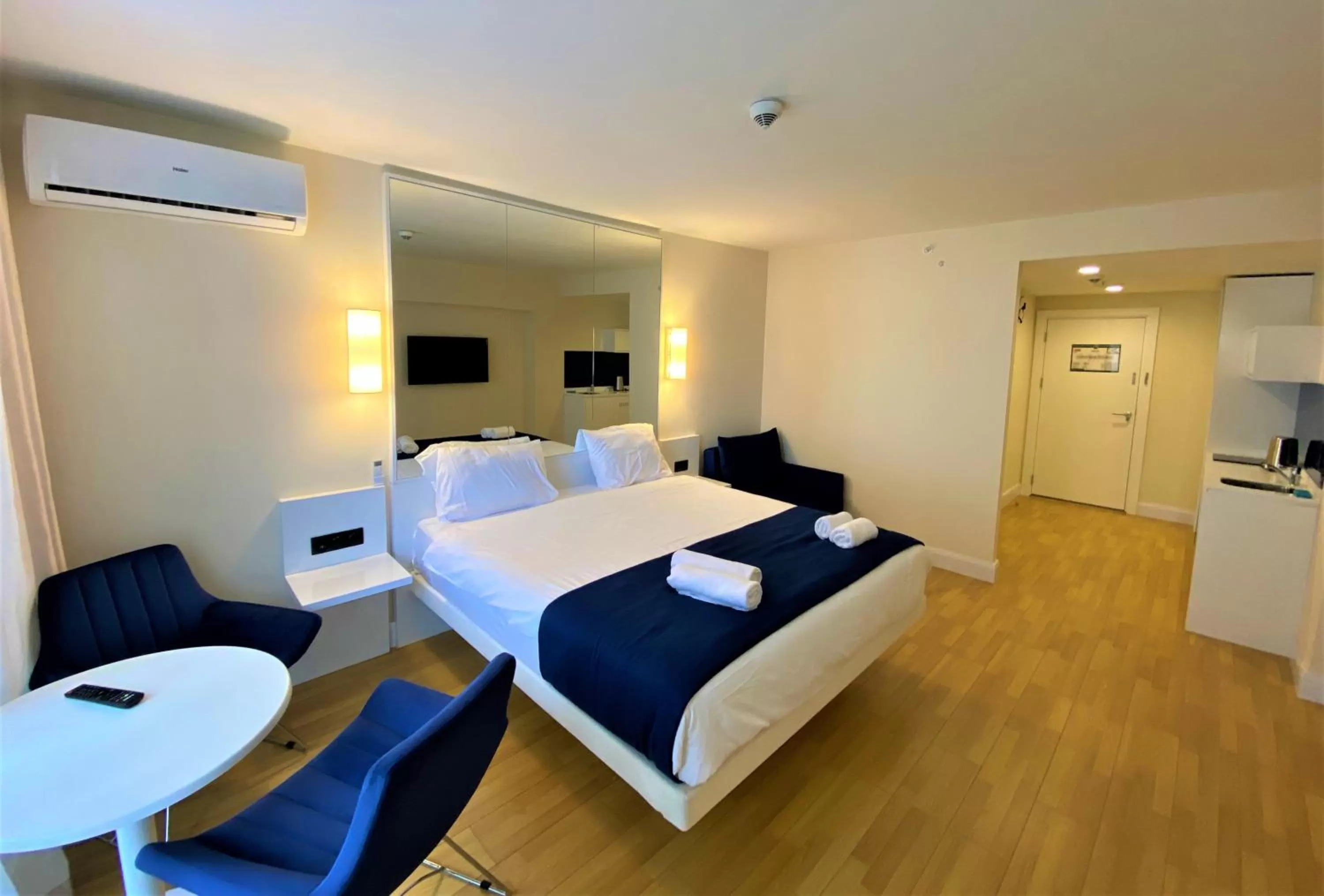 Bed in Orbi City Batumi With Sea View