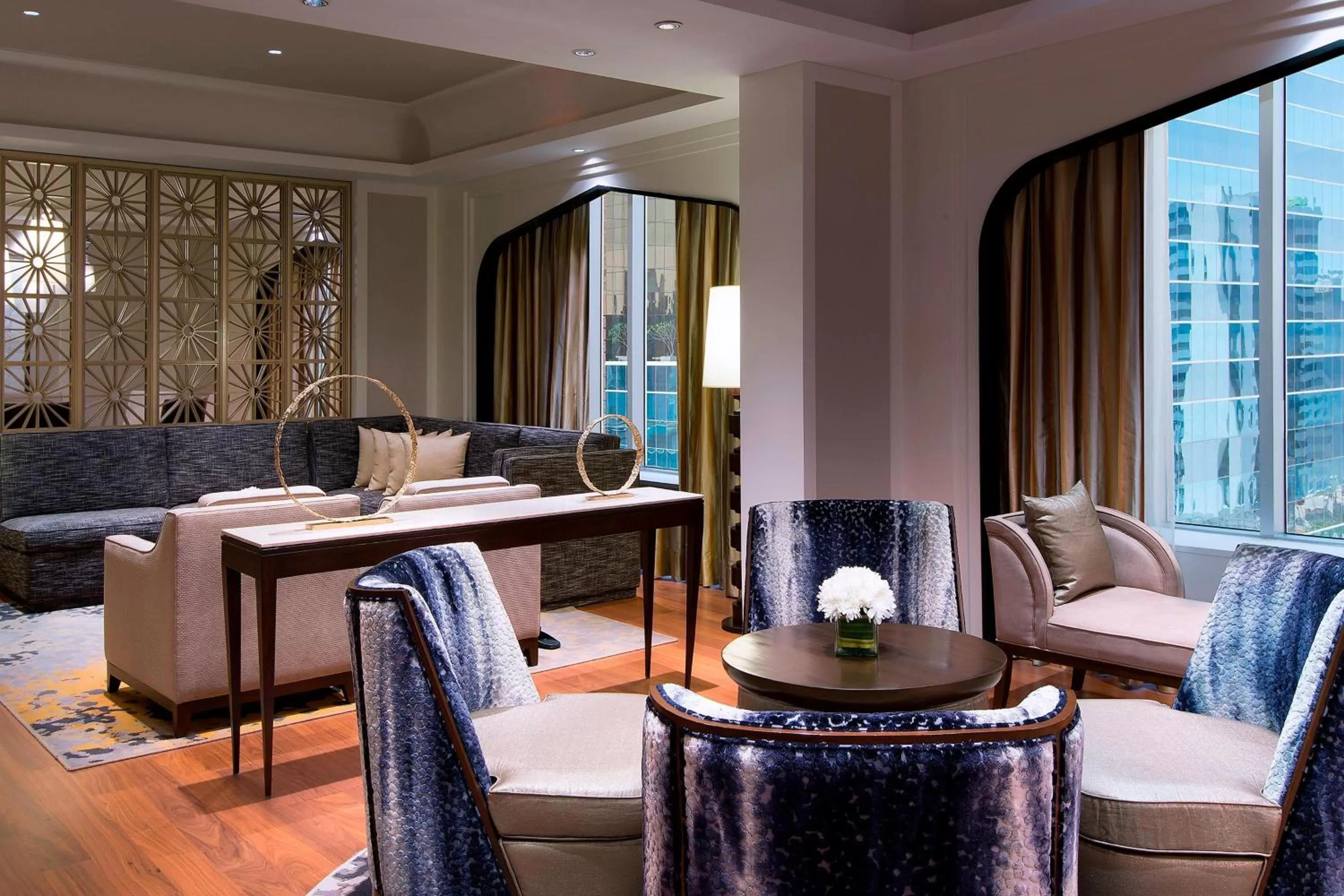 Living room in Sheraton Hyderabad Hotel