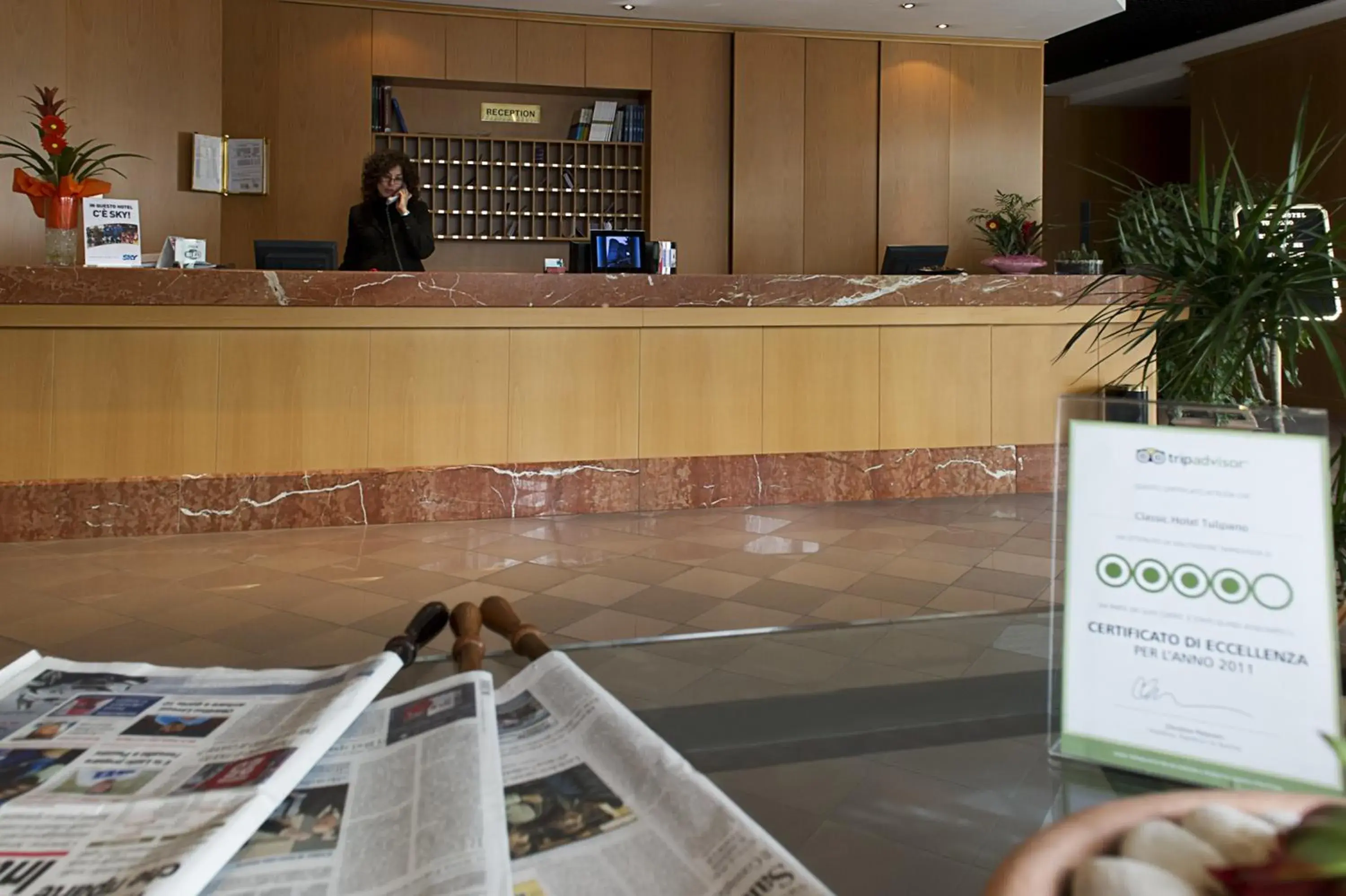 Lobby or reception, Lobby/Reception in Classic Hotel Tulipano