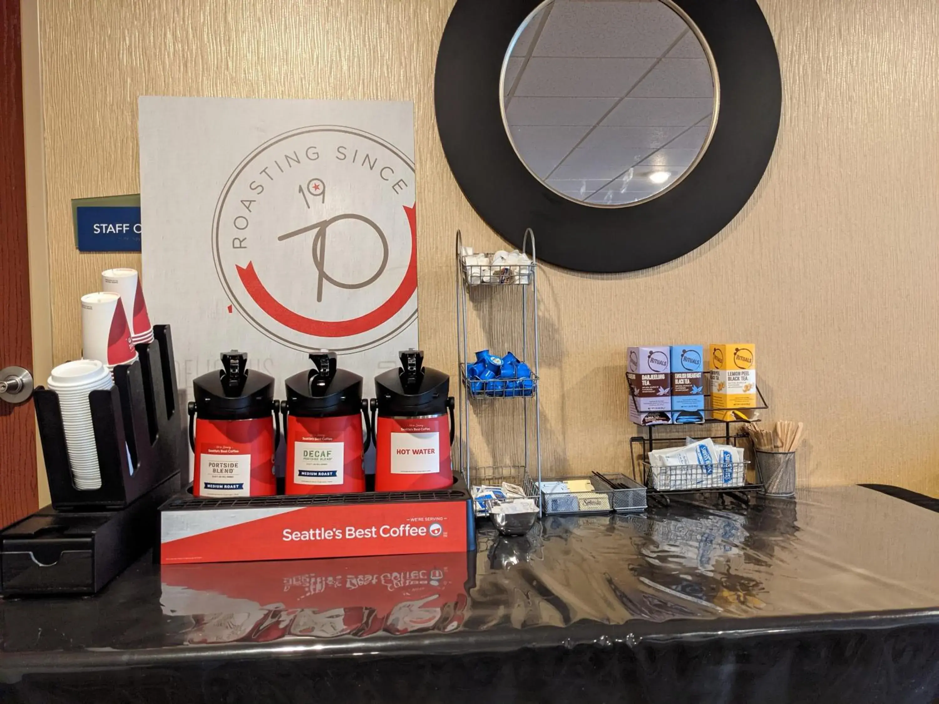 Coffee/tea facilities in Cobblestone Inn & Suites - Merrill