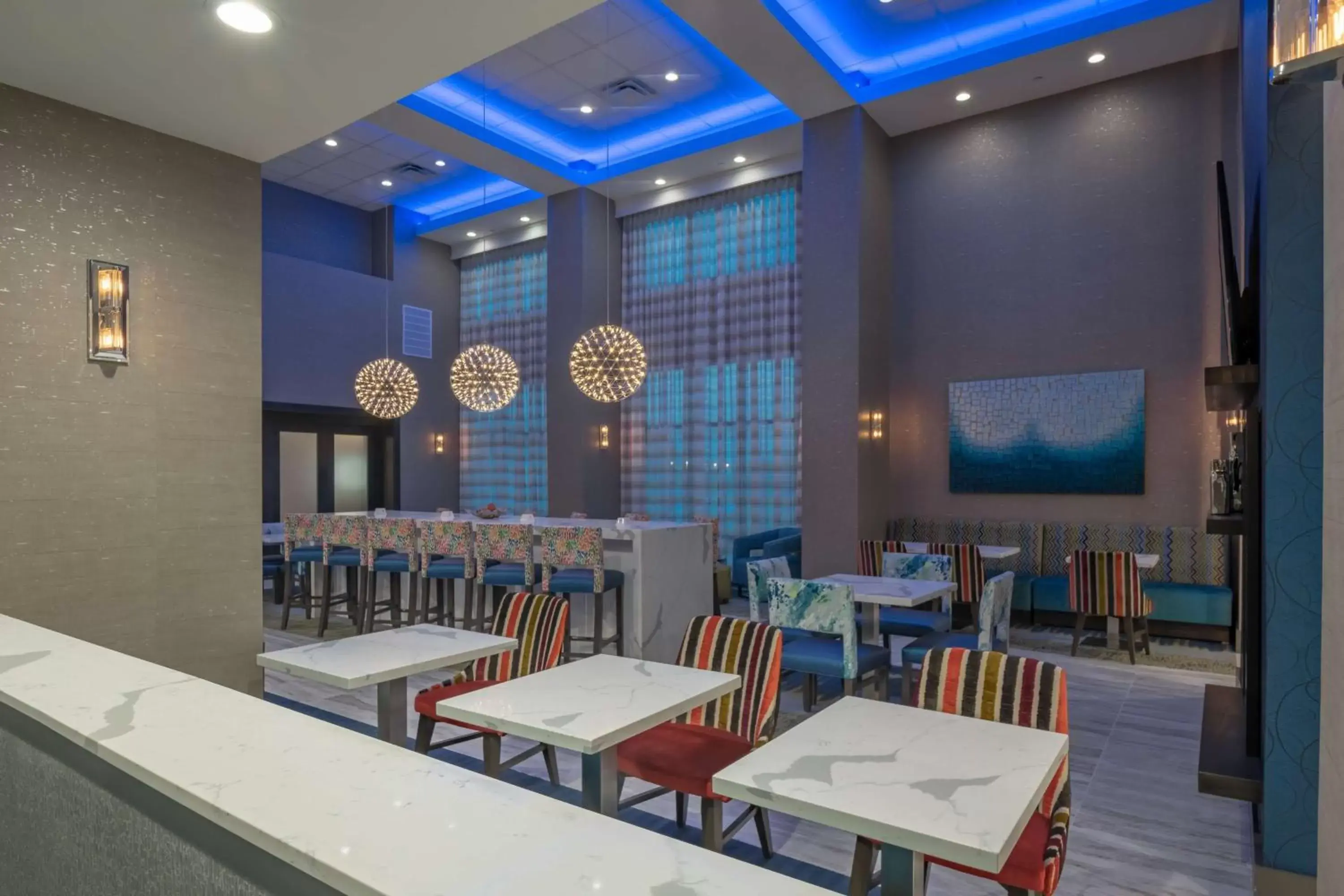 Lobby or reception, Restaurant/Places to Eat in Hampton Inn & Suites Dallas/Plano Central