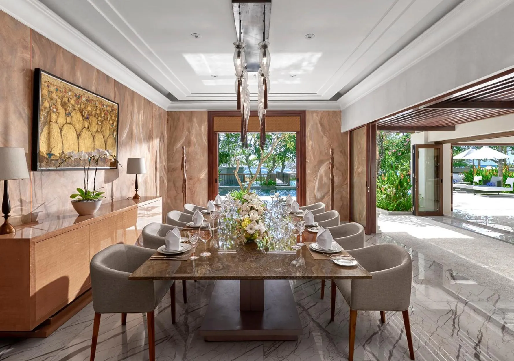 Living room in Suites & Villas at Sofitel Bali