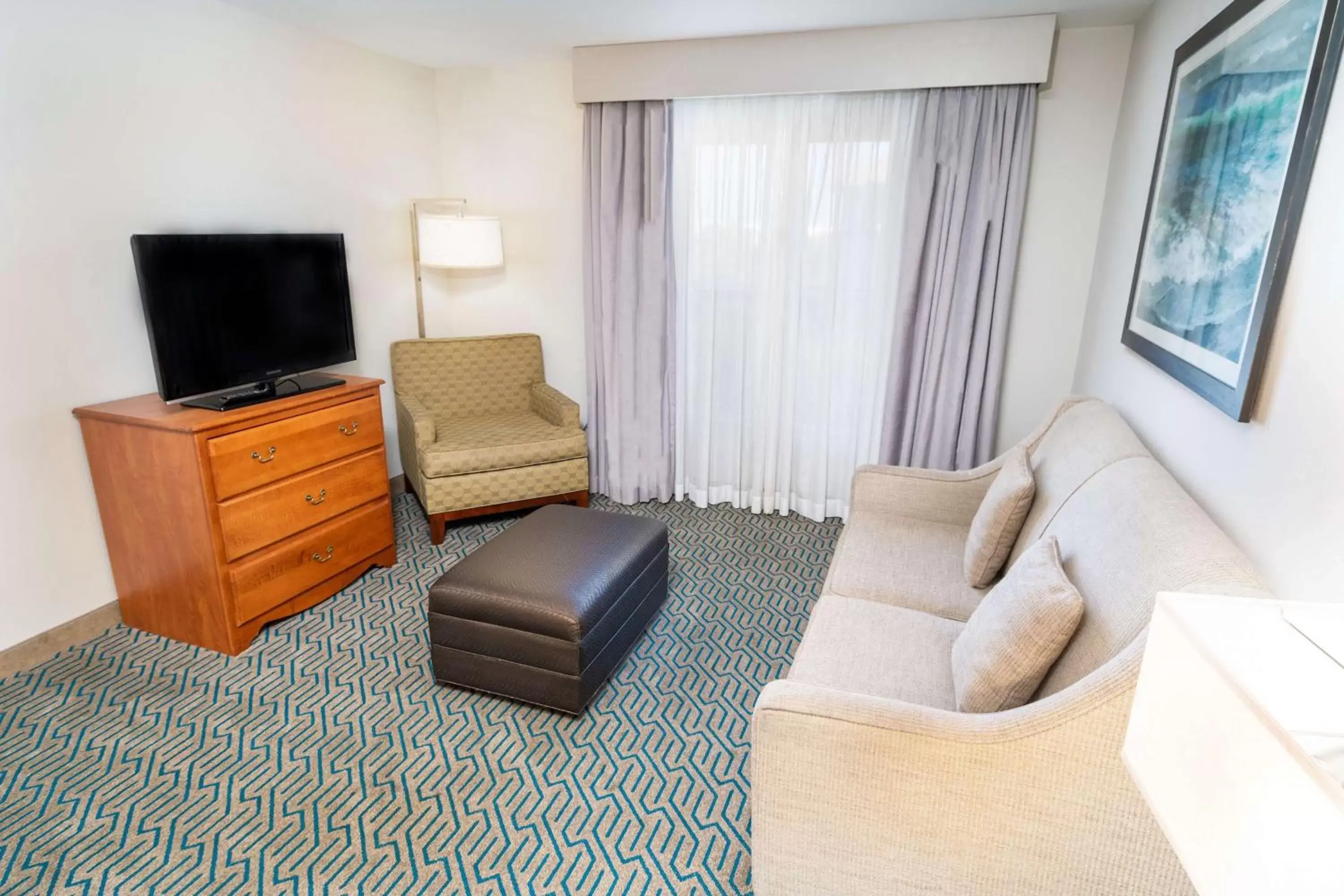 Bedroom, Seating Area in Homewood Suites by Hilton Ontario Rancho Cucamonga