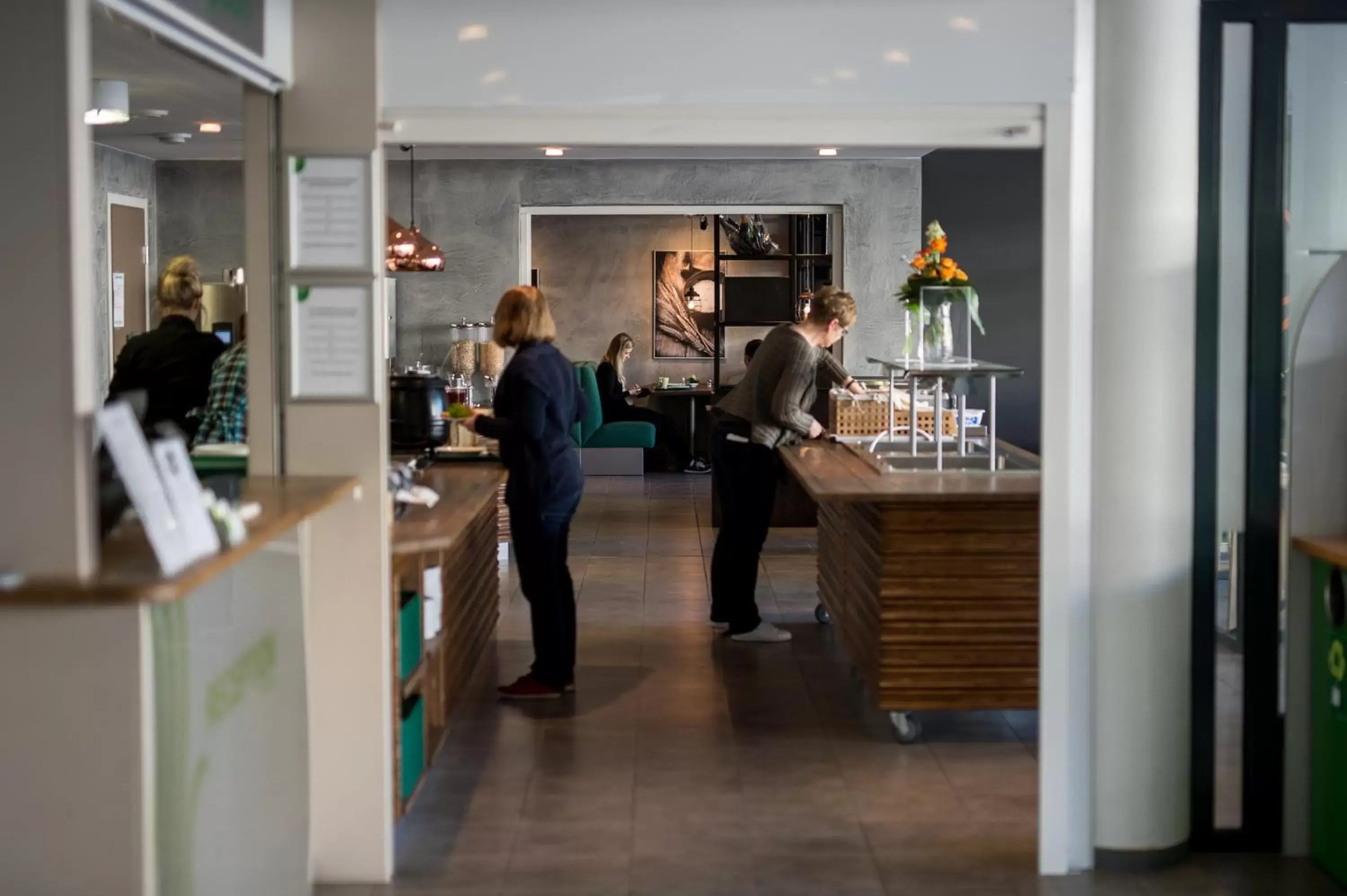 Restaurant/places to eat in GreenStar Hotel Joensuu