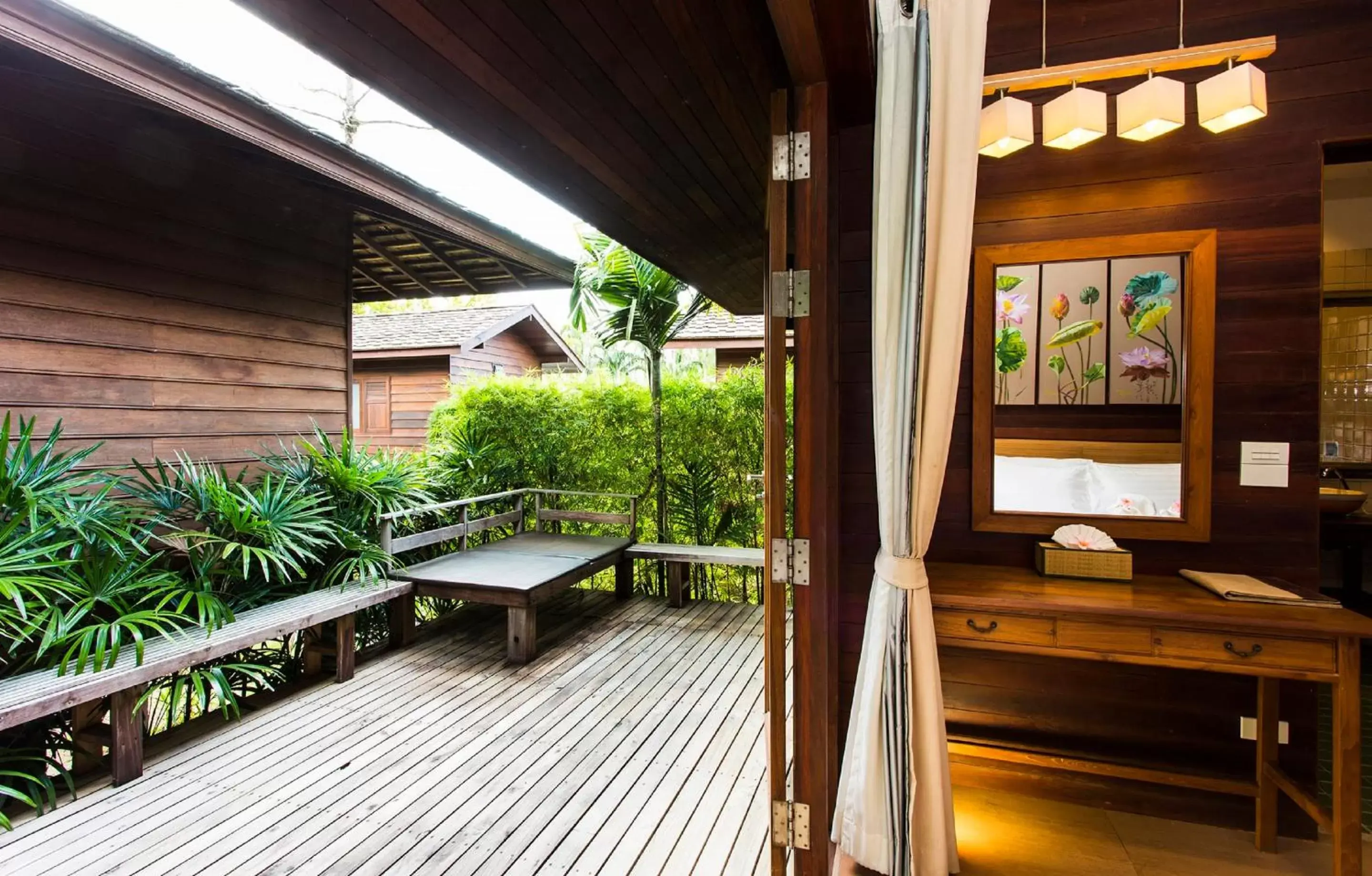 Balcony/Terrace in GajaPuri Resort Koh Chang