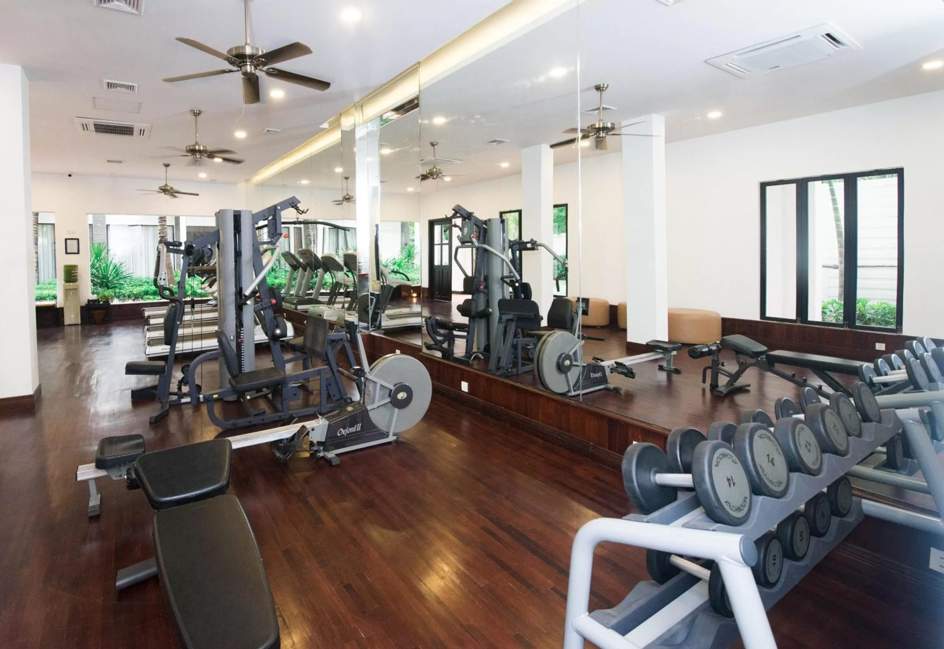Fitness centre/facilities in Lotus Blanc Resort