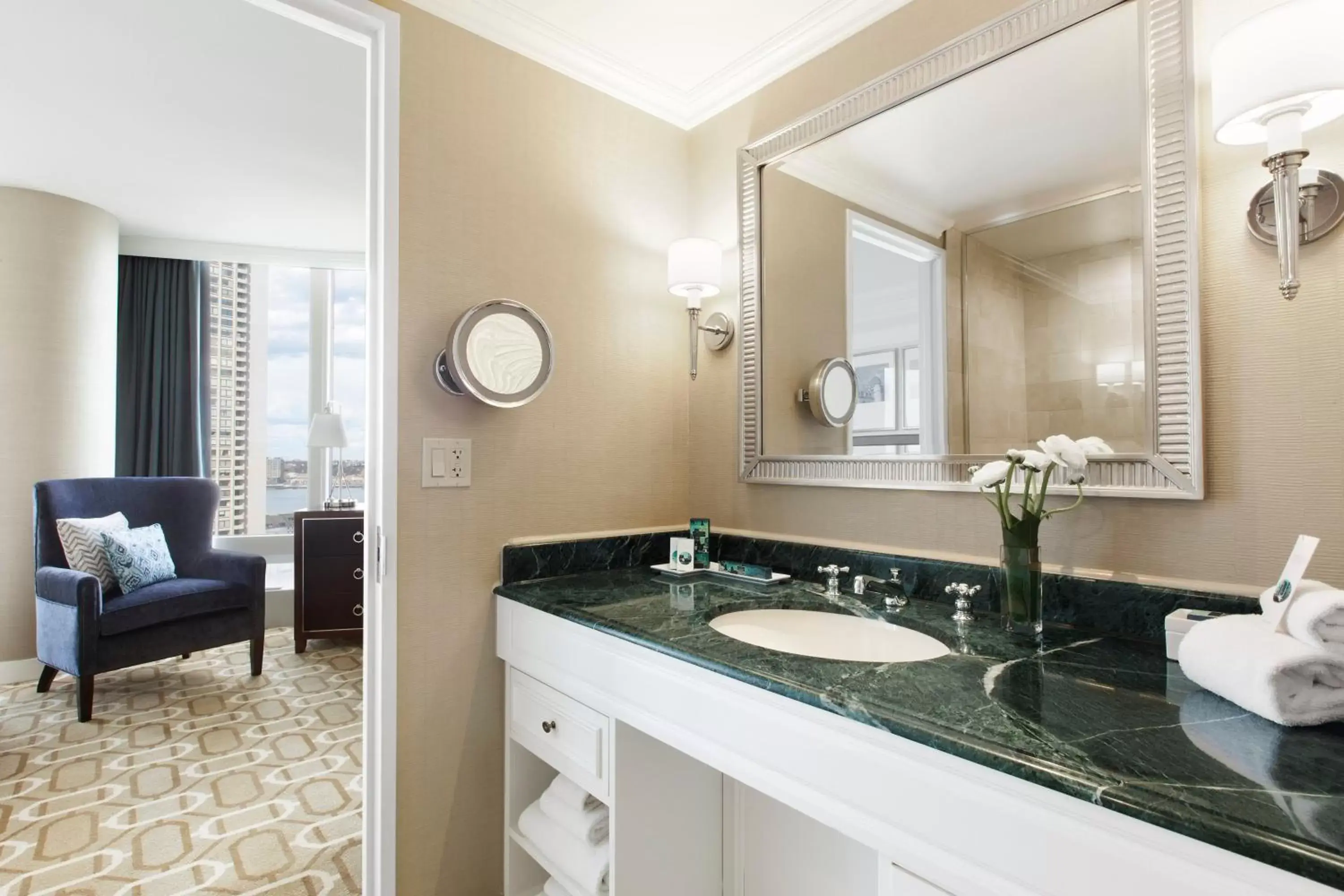 Bathroom in Boston Harbor Hotel