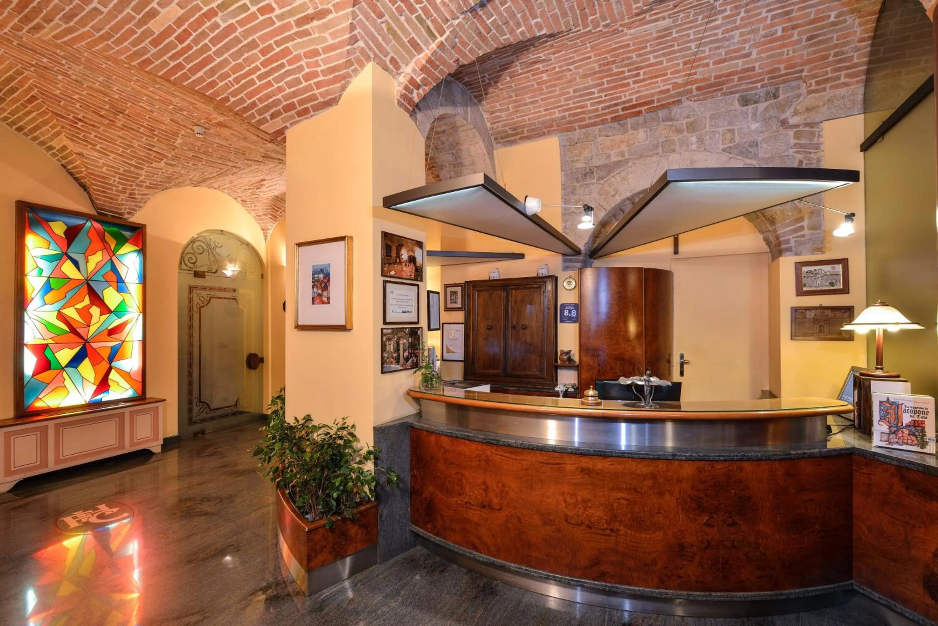 Lobby or reception in Hotel Fonte Cesia