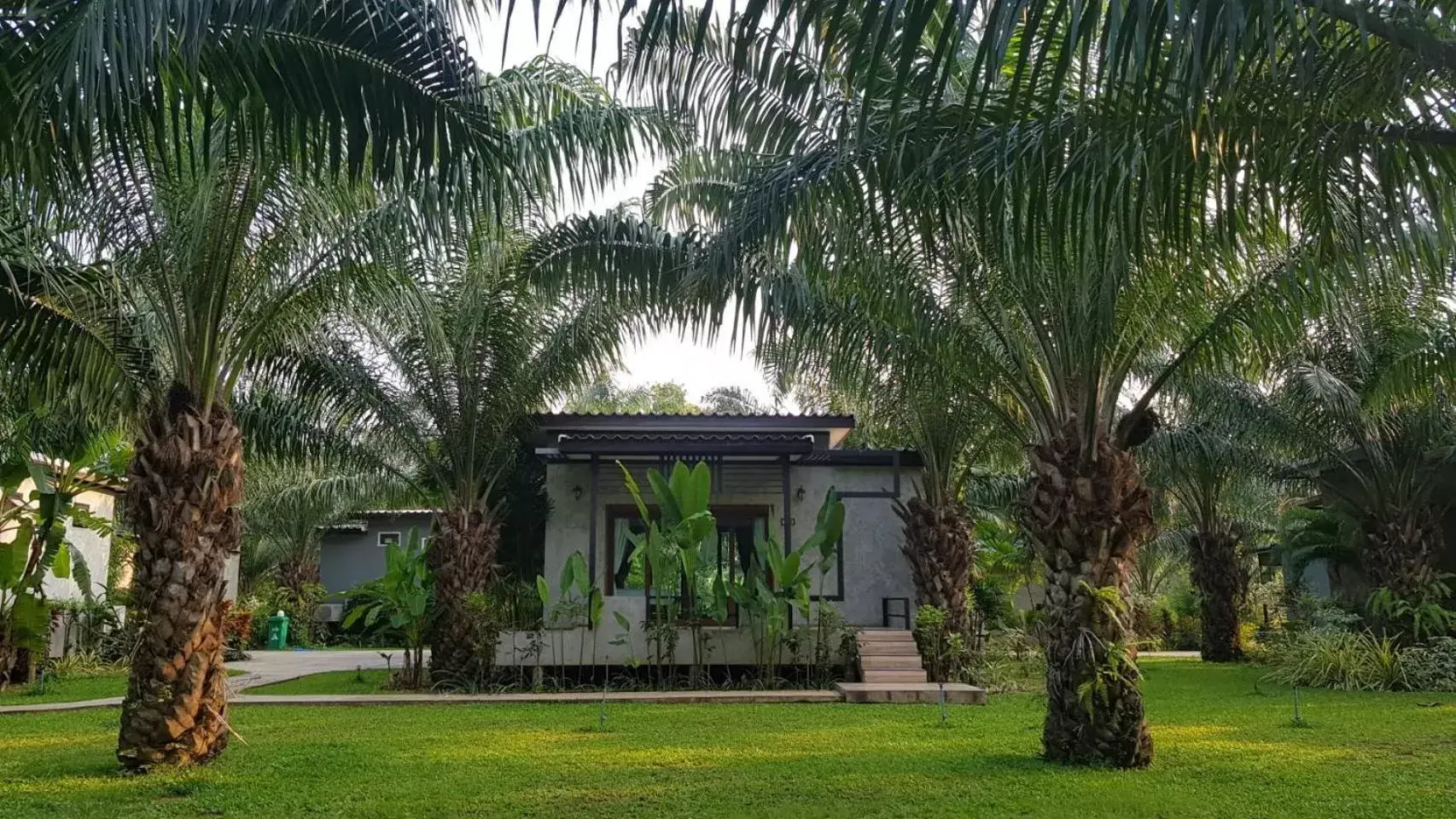 Property building, Garden in Palm Pran Resort