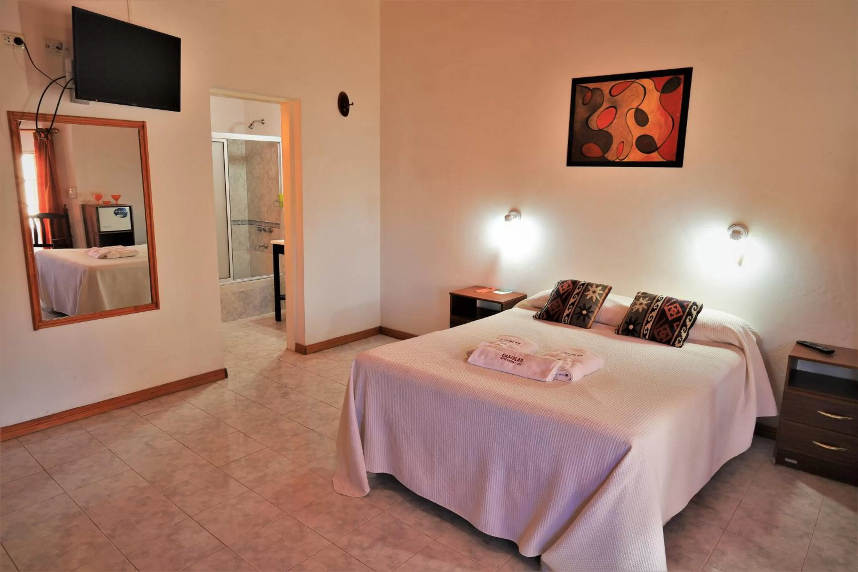 Bedroom, Bed in Castelar - Hotel & Apart