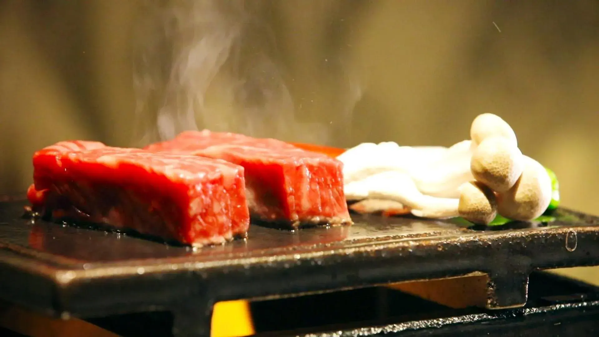 Food close-up in Balinese onsen ryokan Hakone Airu