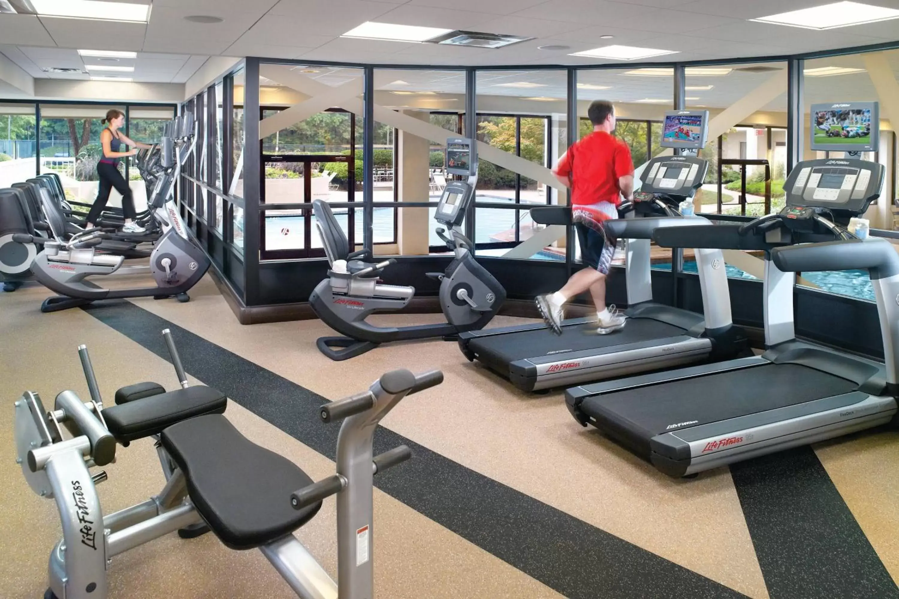 Fitness centre/facilities, Fitness Center/Facilities in Atlanta Airport Marriott