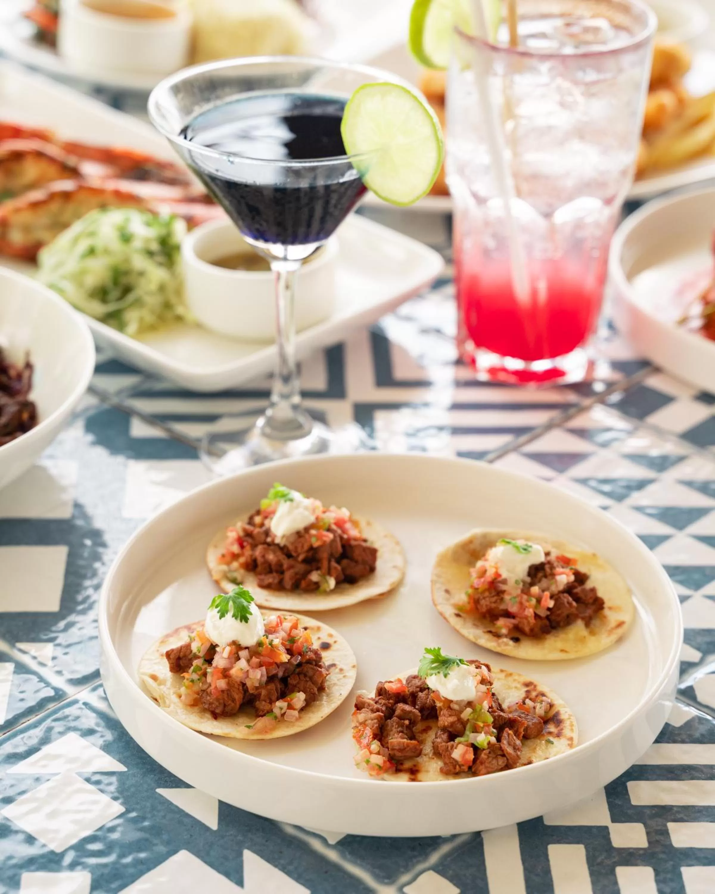 Food and drinks in C Roque Beach Resort