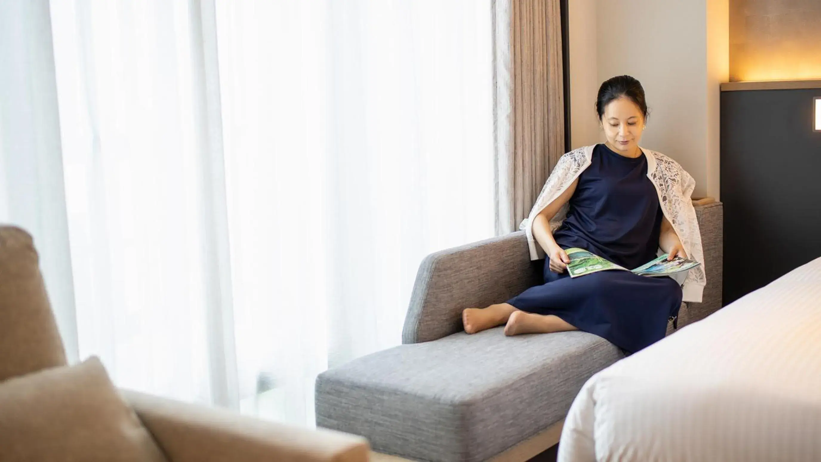 Bed in JR-East Hotel Mets Yokohama Bed in JR-East Hotel Mets Yokohama