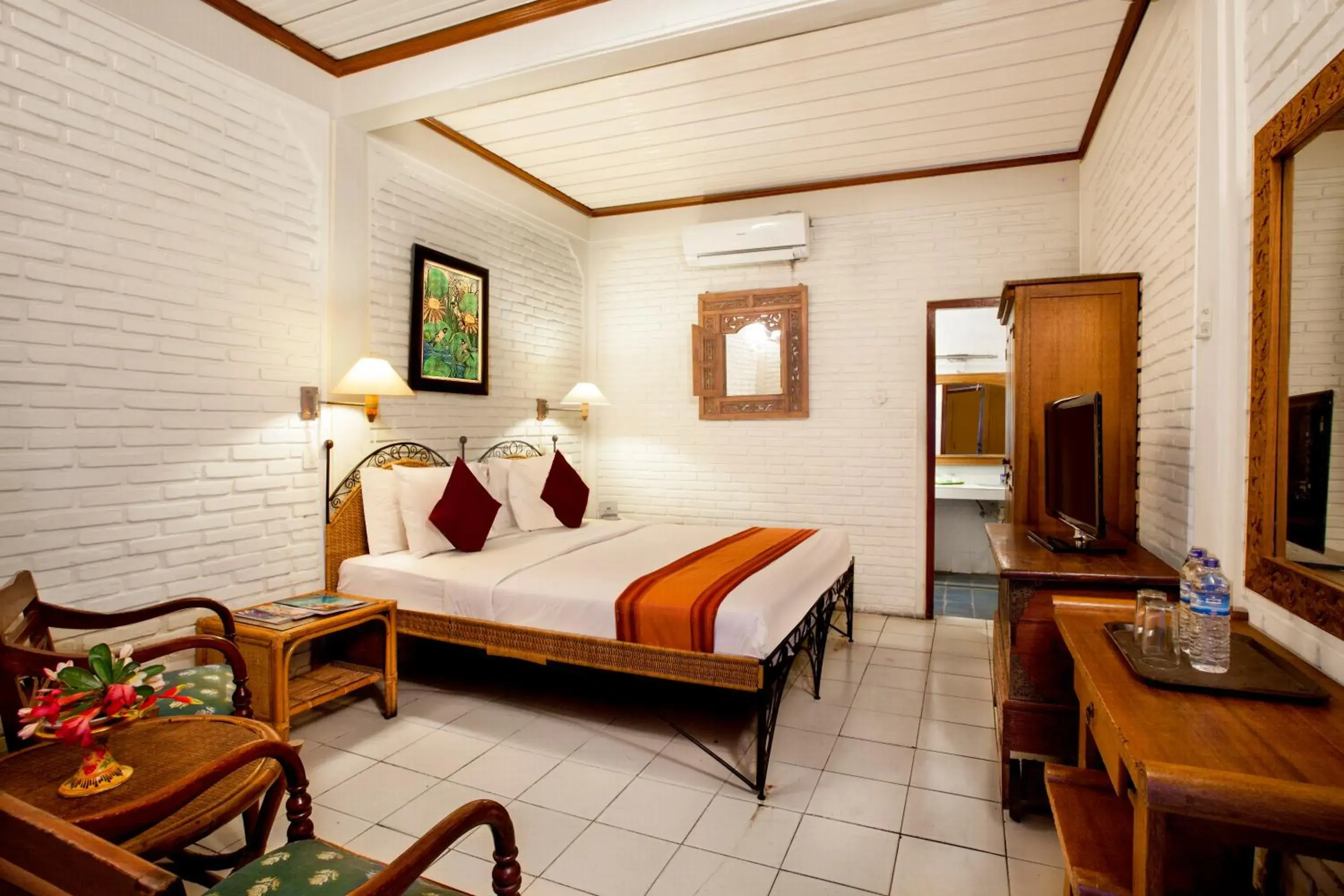 Bed in Restu Bali Hotel