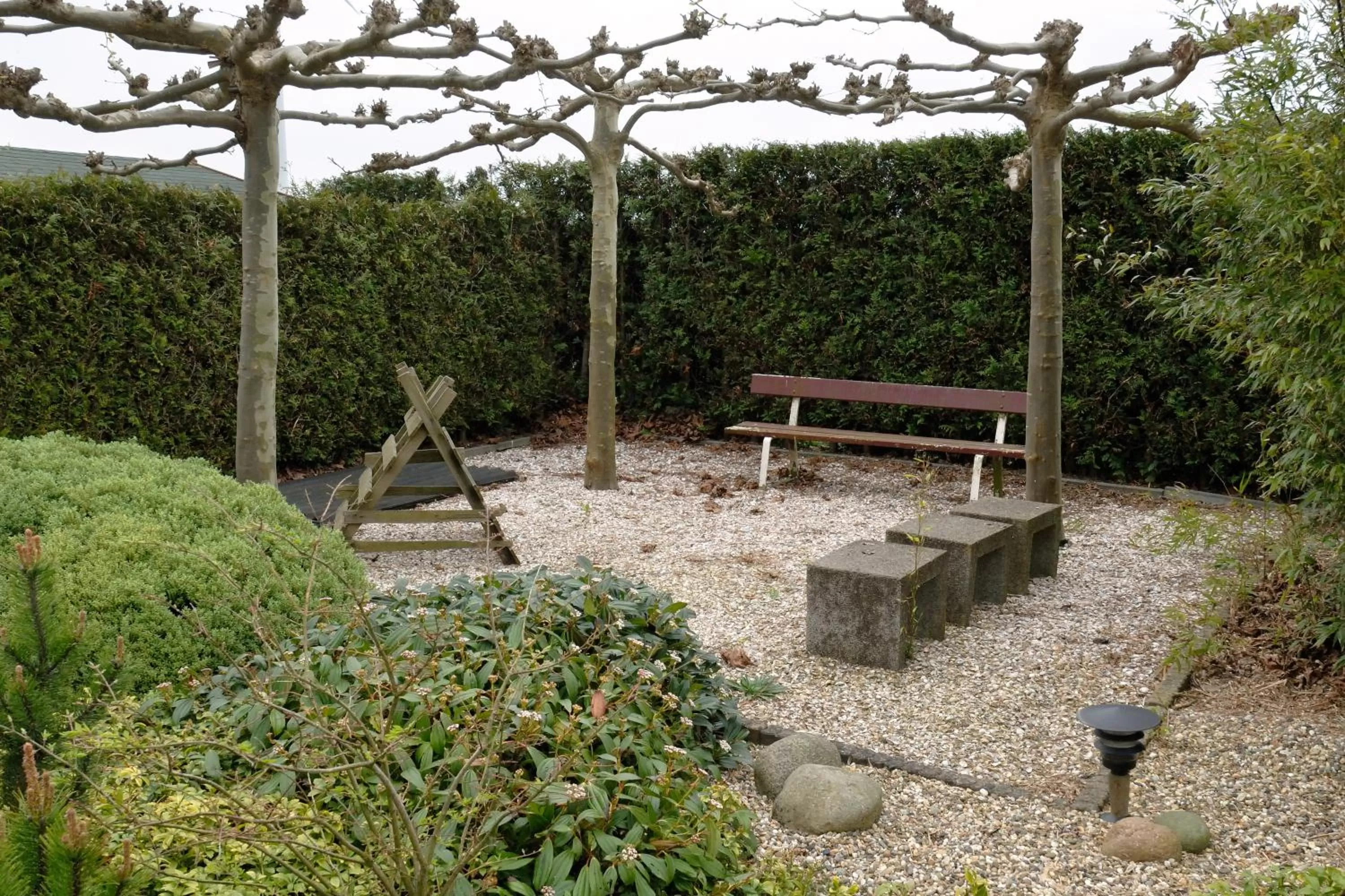 Patio in B&B “Te Warskip bij BlokVis”