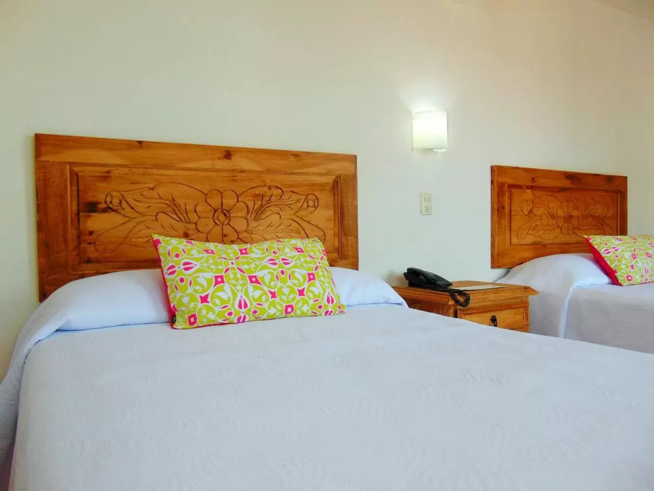 Bed in Hotel El Pescador