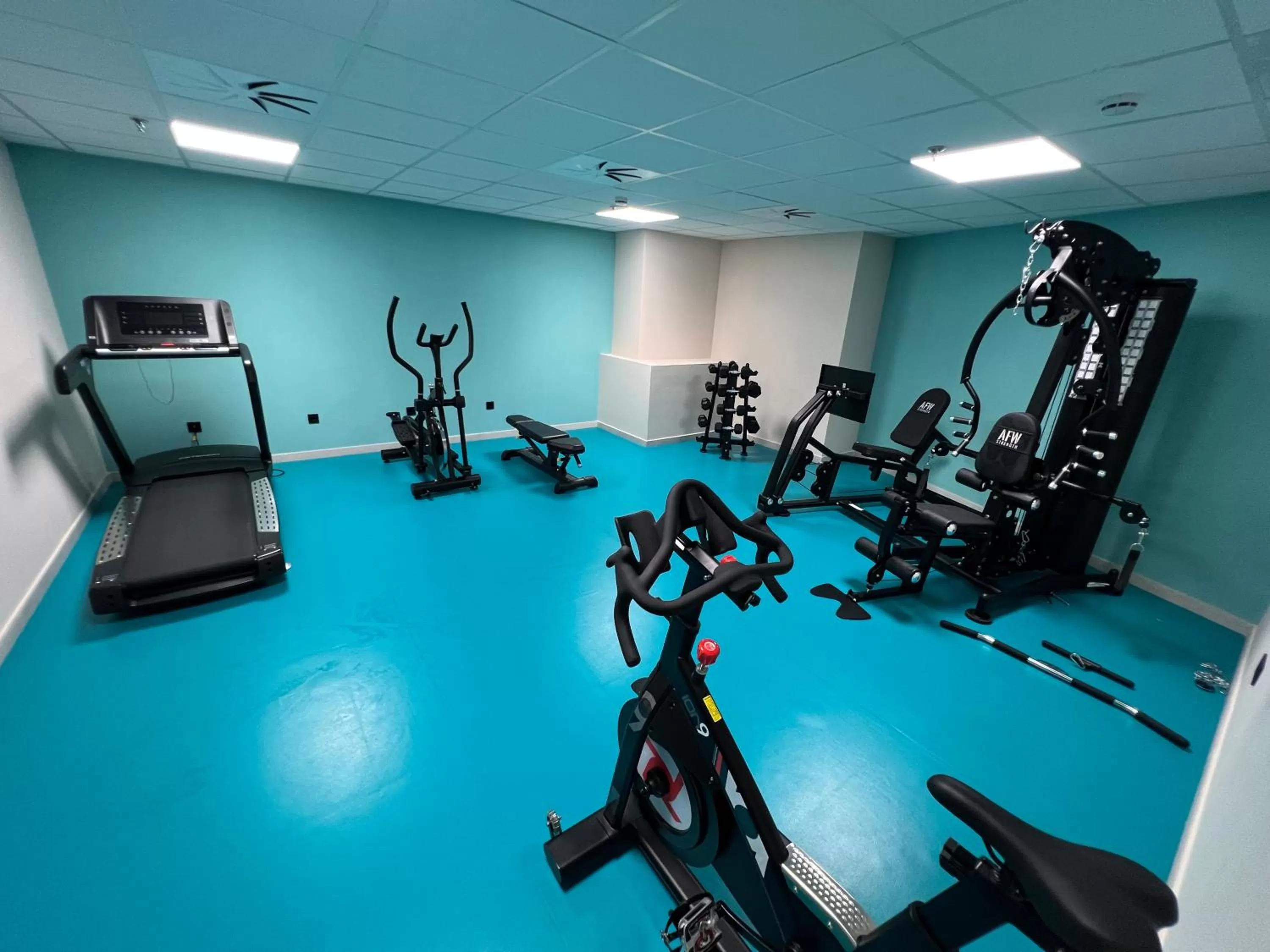 Fitness centre/facilities in Hotel Primavera Park