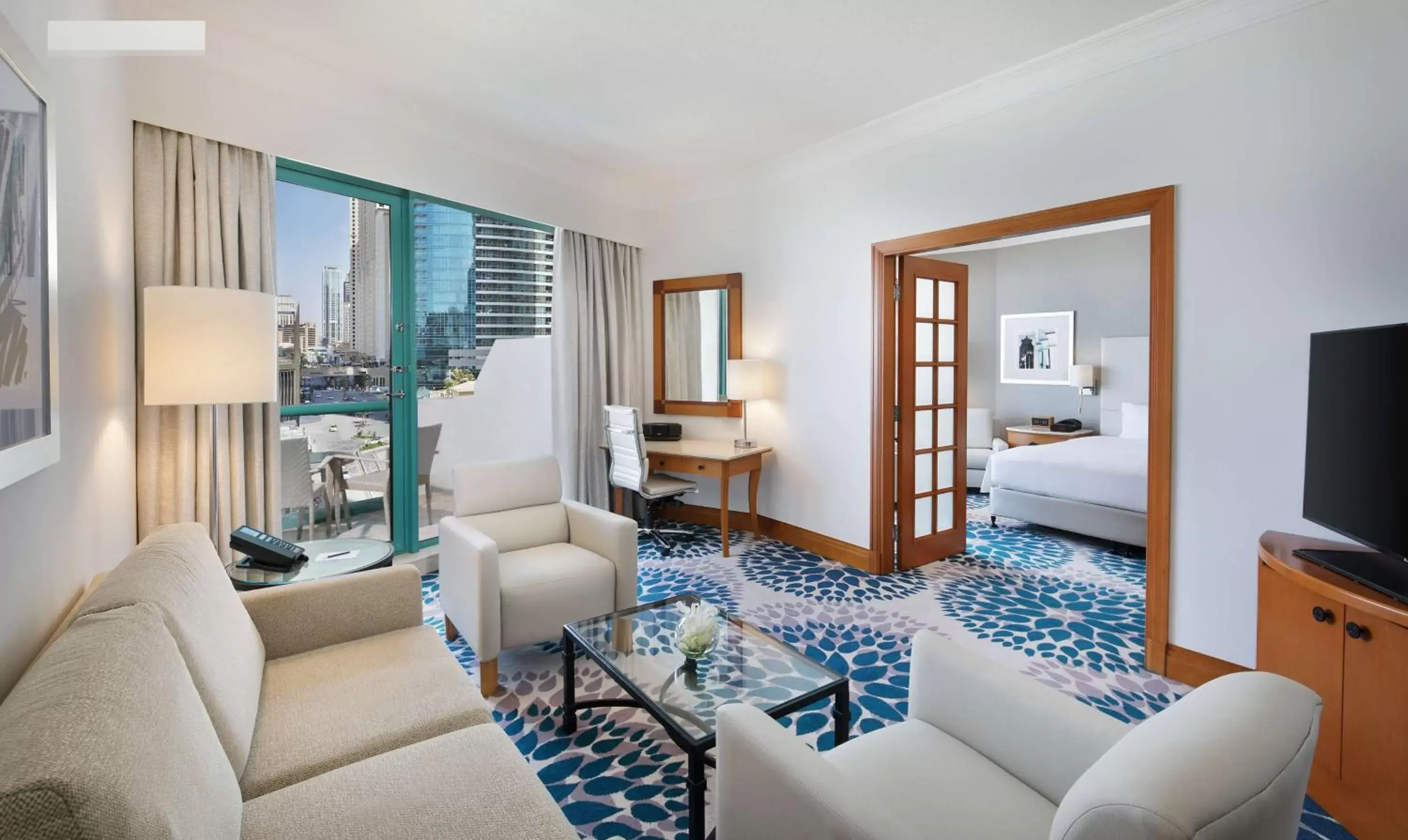Bedroom, Seating Area in Hilton Dubai Jumeirah