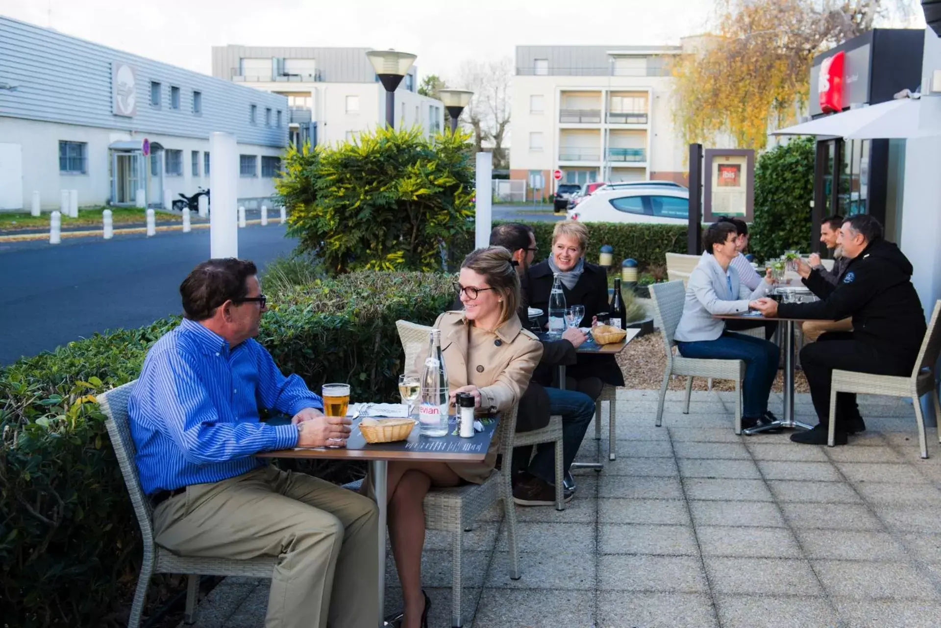 Balcony/Terrace, Restaurant/Places to Eat in ibis Tours Nord