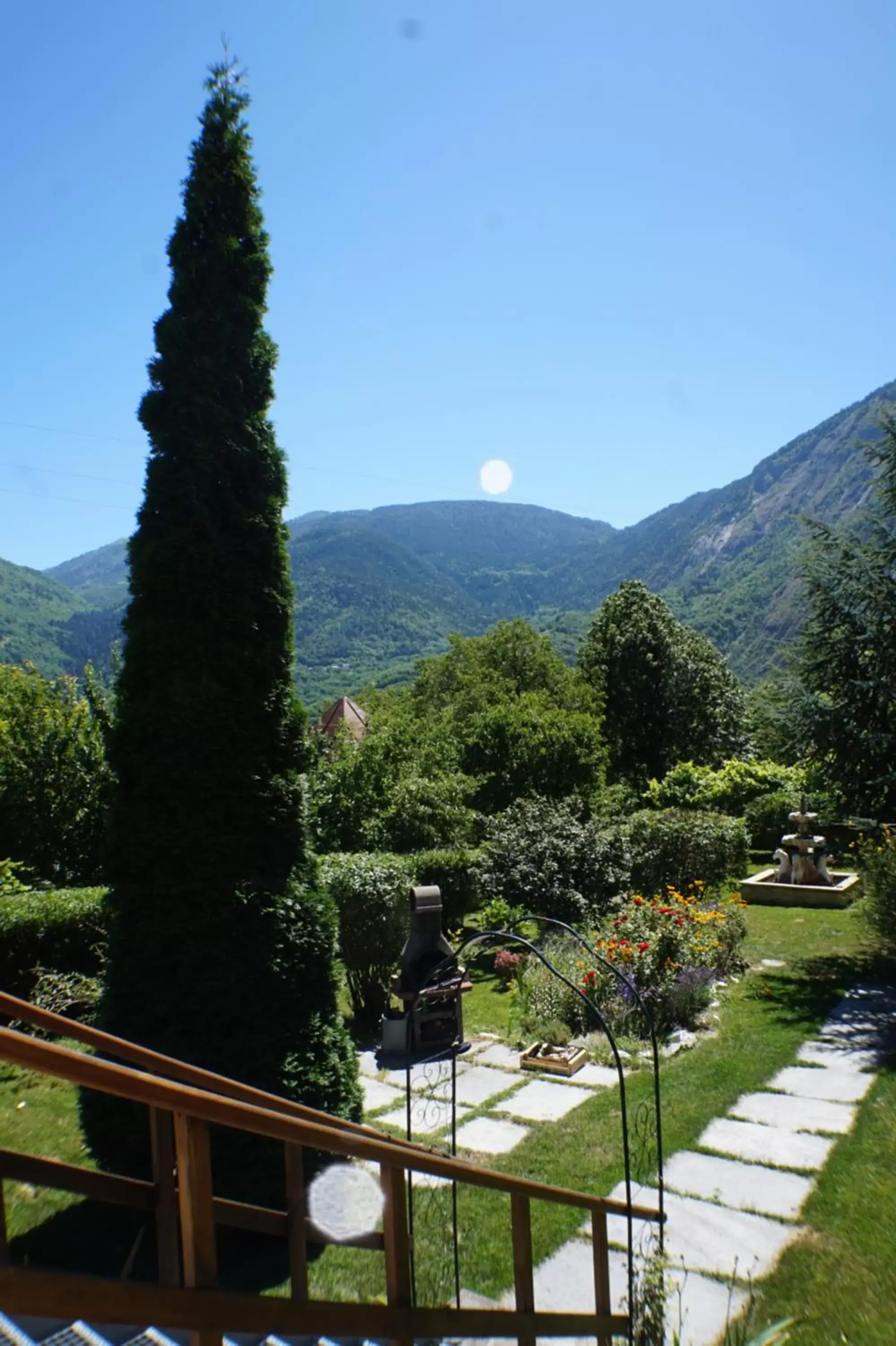 Garden, Mountain View in Château du Vigny - Maison d'hôtes