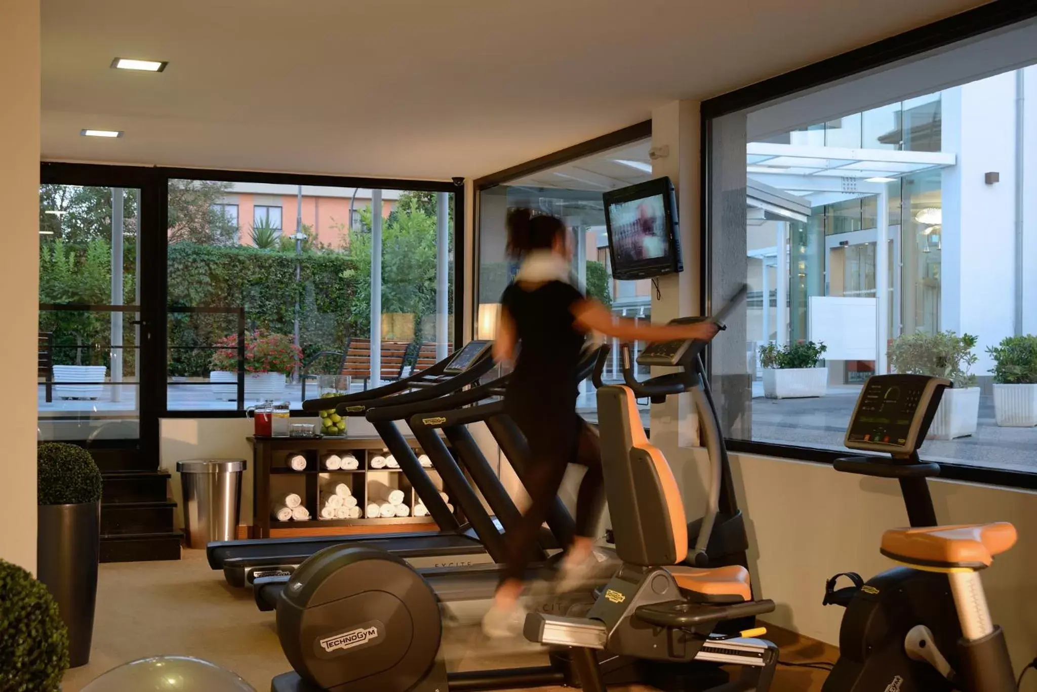 Fitness centre/facilities in Best Western Hotel Rome Airport