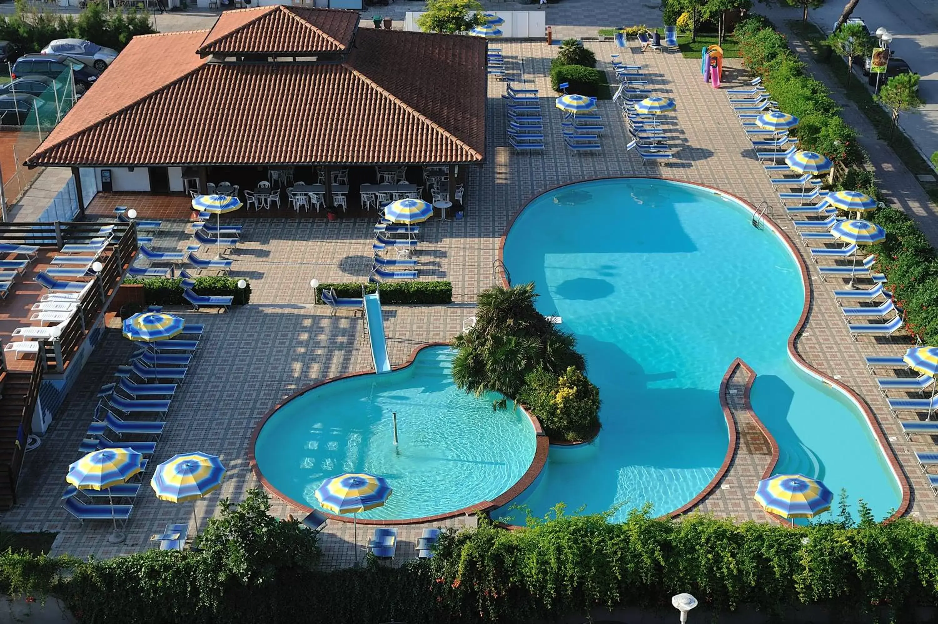 Pool View in Hotel Ausonia