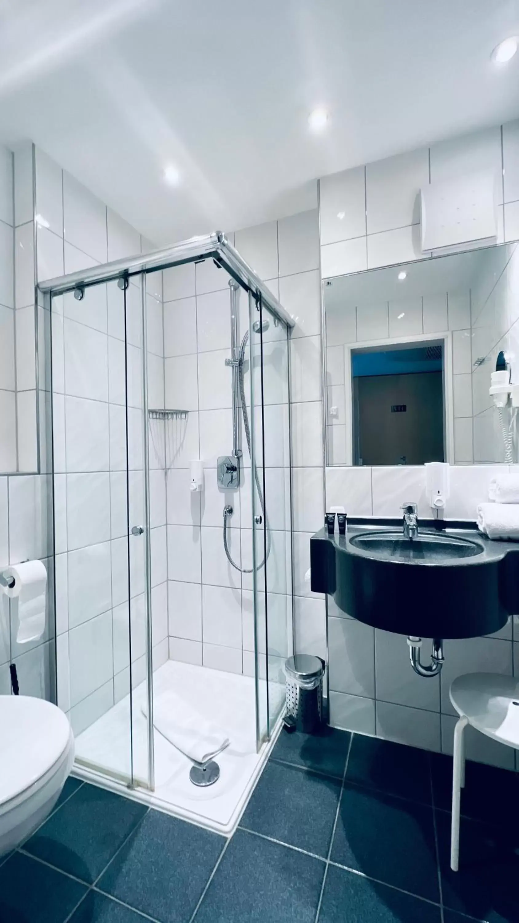 Shower, Bathroom in Hotel & Restaurant Goldener Pflug