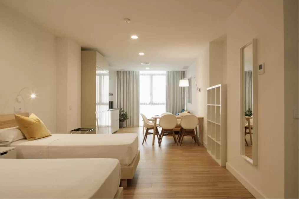 Bed in Mush Room Apartamentos