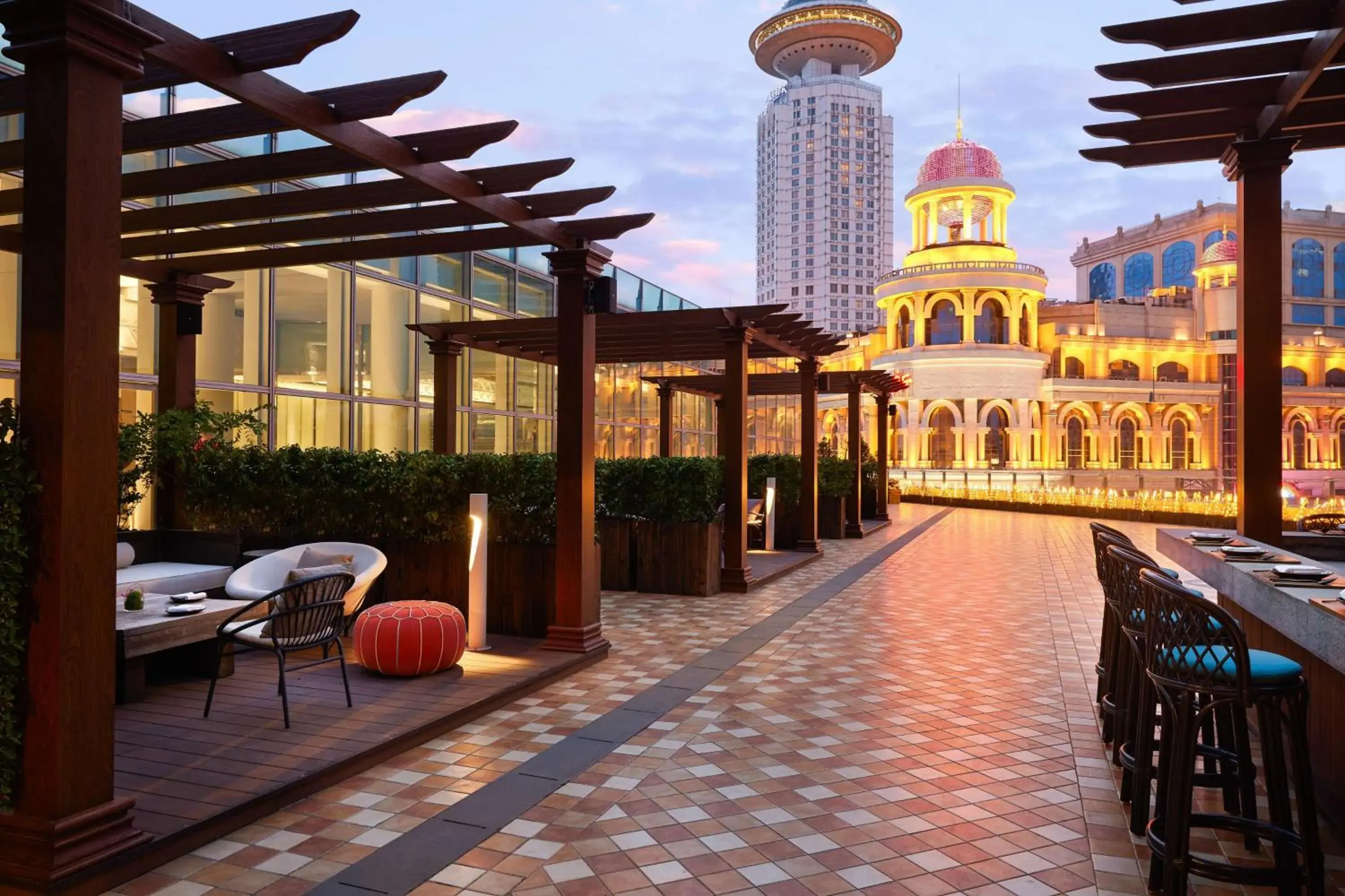 Lounge or bar in Conrad Shanghai Lounge or bar in Conrad Shanghai