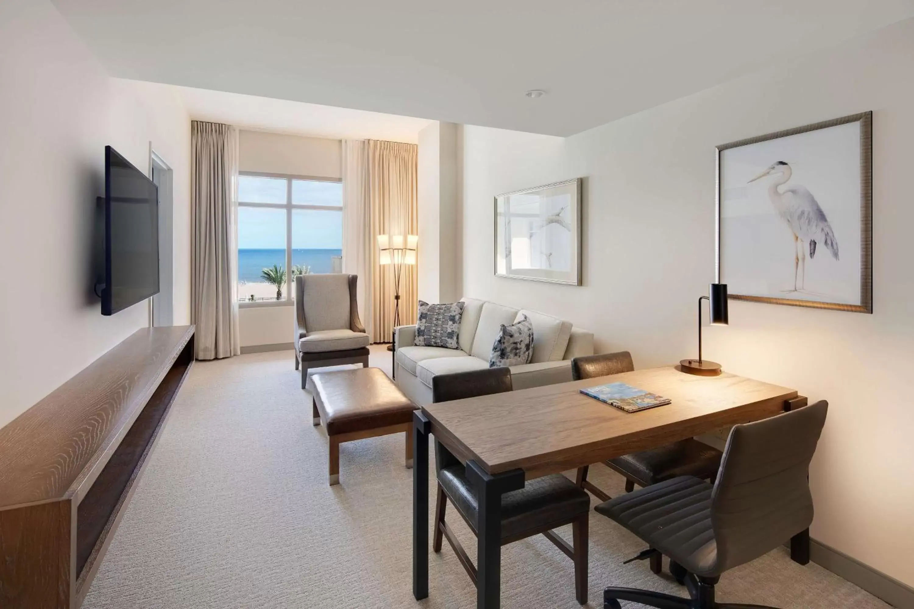 Bedroom, Dining Area in Embassy Suites St Augustine Beach Oceanfront Resort