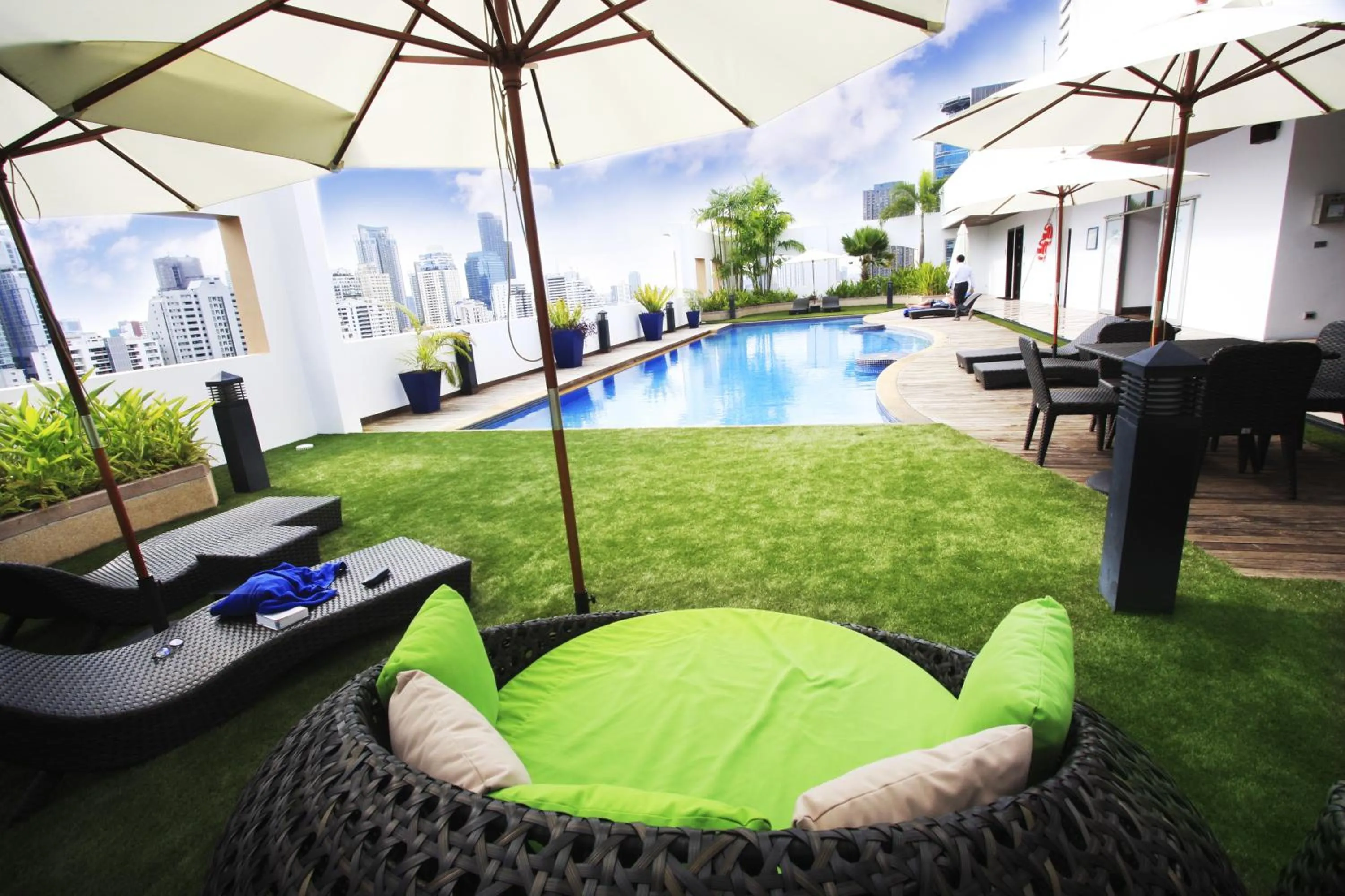 Balcony/Terrace in Grand Mercure Bangkok Asoke Residence